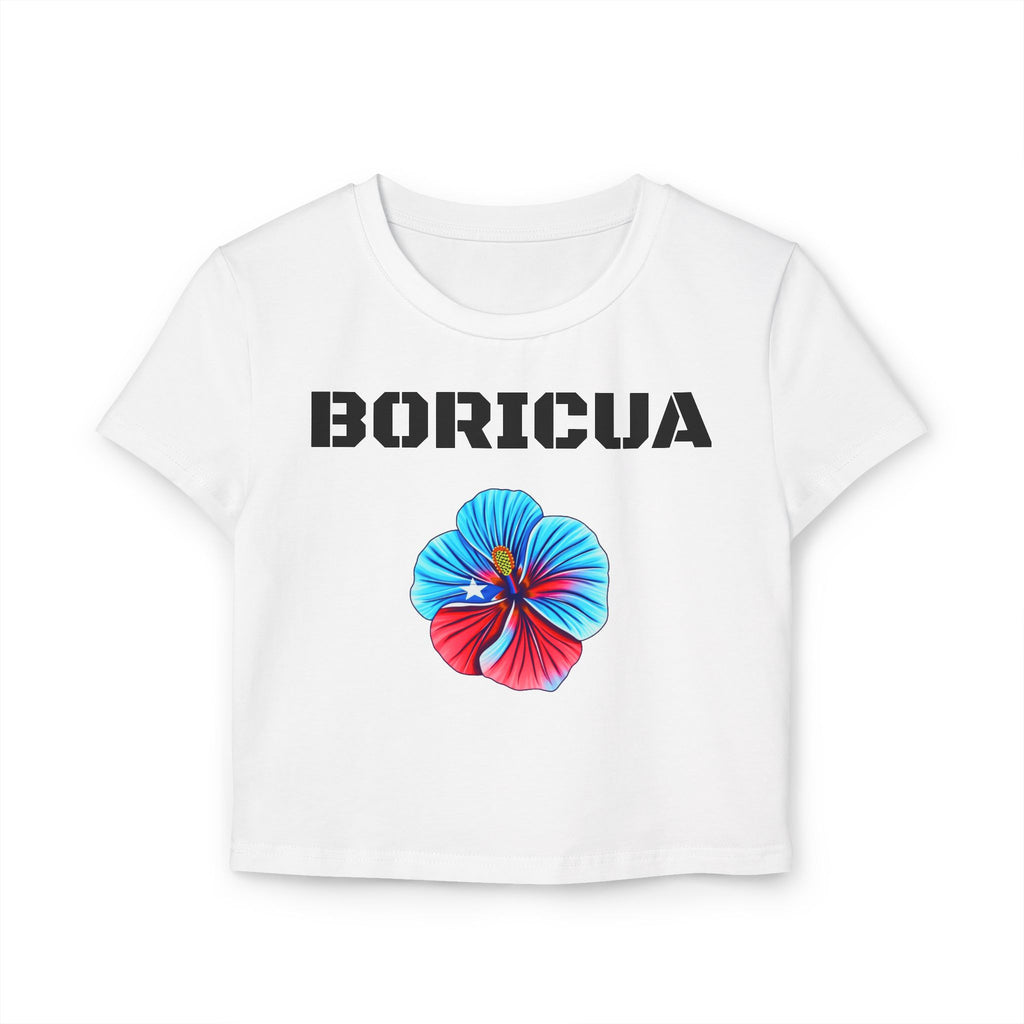 BORICUA Tee | Crop top, Puerto Rican Pride