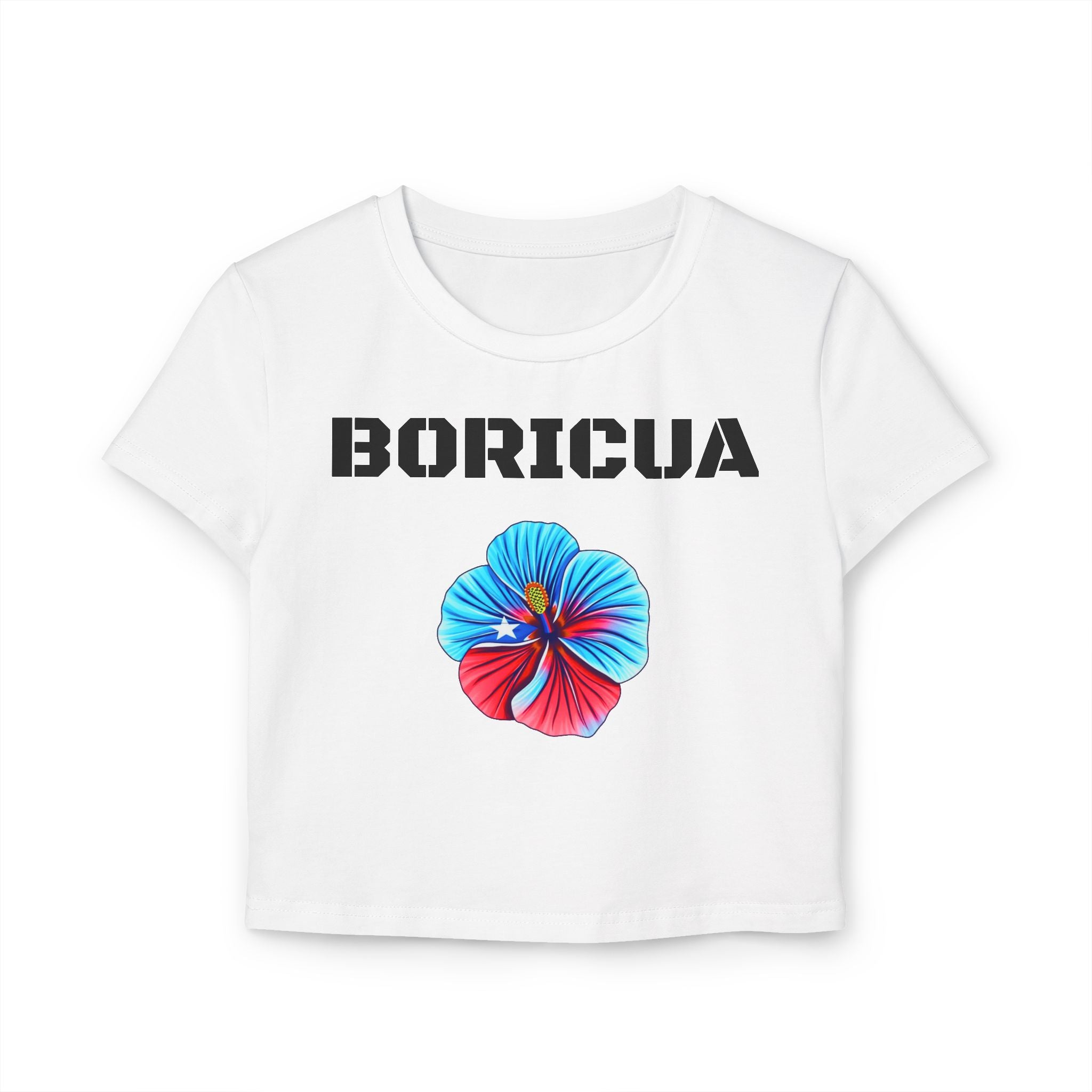 BORICUA Tee | Crop top, Puerto Rican Pride