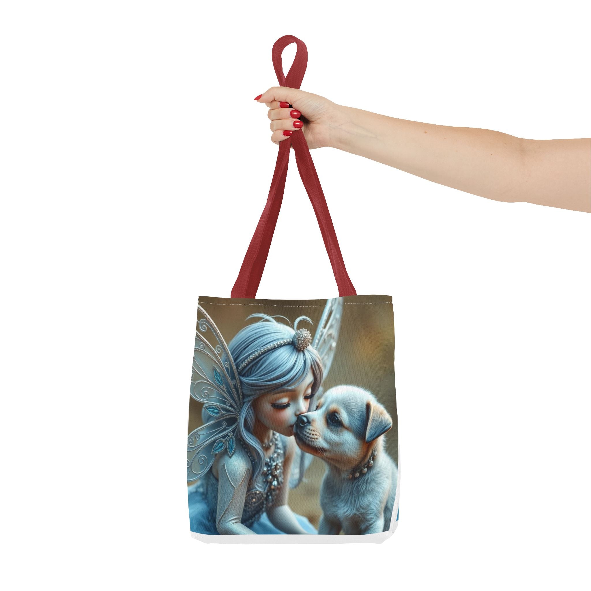 Magical Fairy Puppy Tote Bag – Fairy Portrait All-Over Print