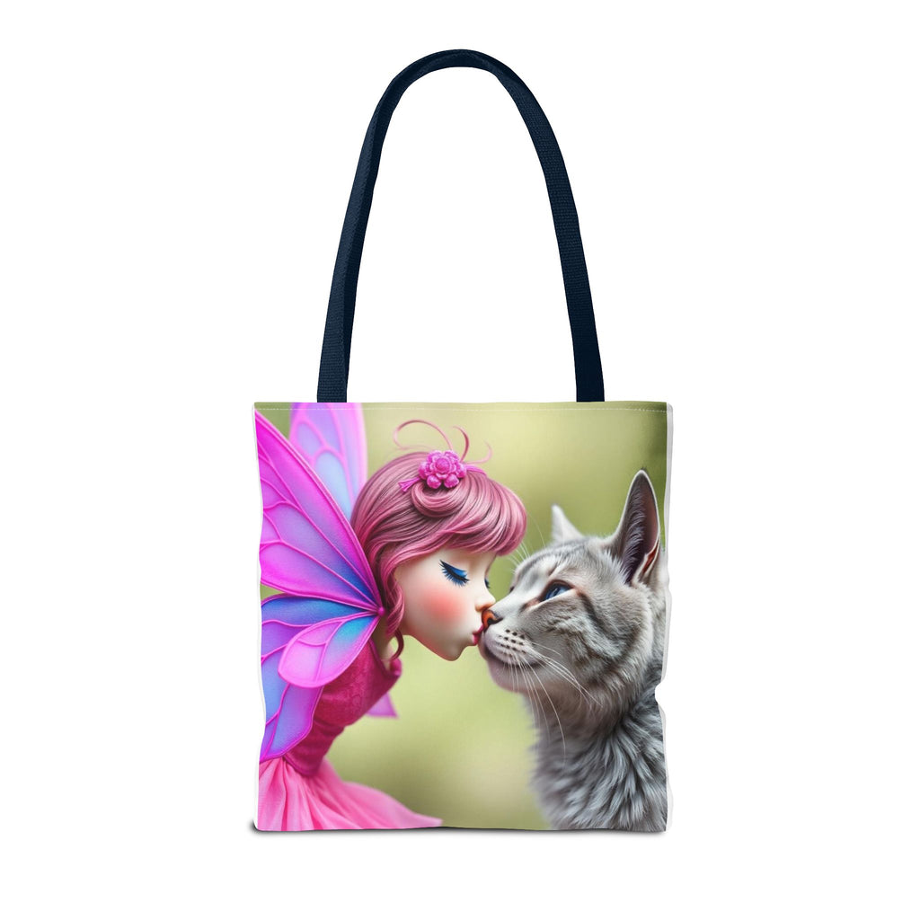 Magical Fairy Cat Tote Bag — Fairy Cat Art Tote