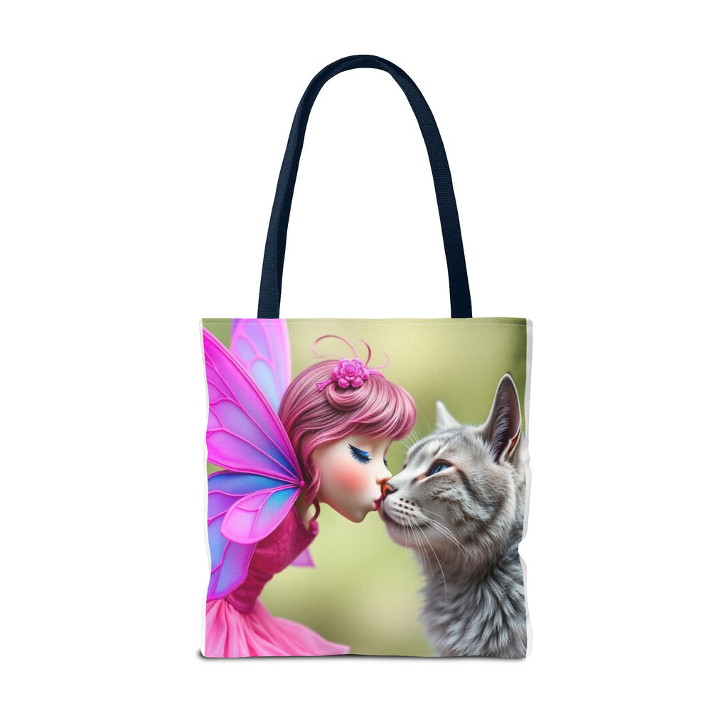 Magical Fairy Cat Tote Bag — Fairy Cat Art Tote