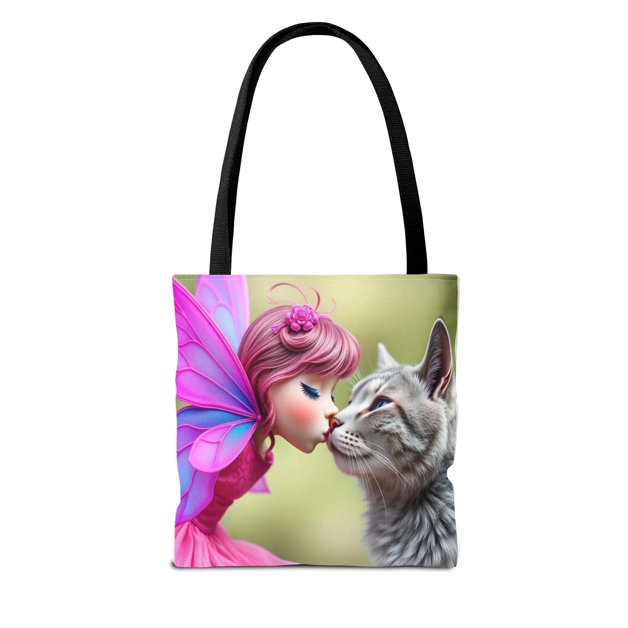 Magical Fairy Cat Tote Bag — Fairy Cat Art Tote