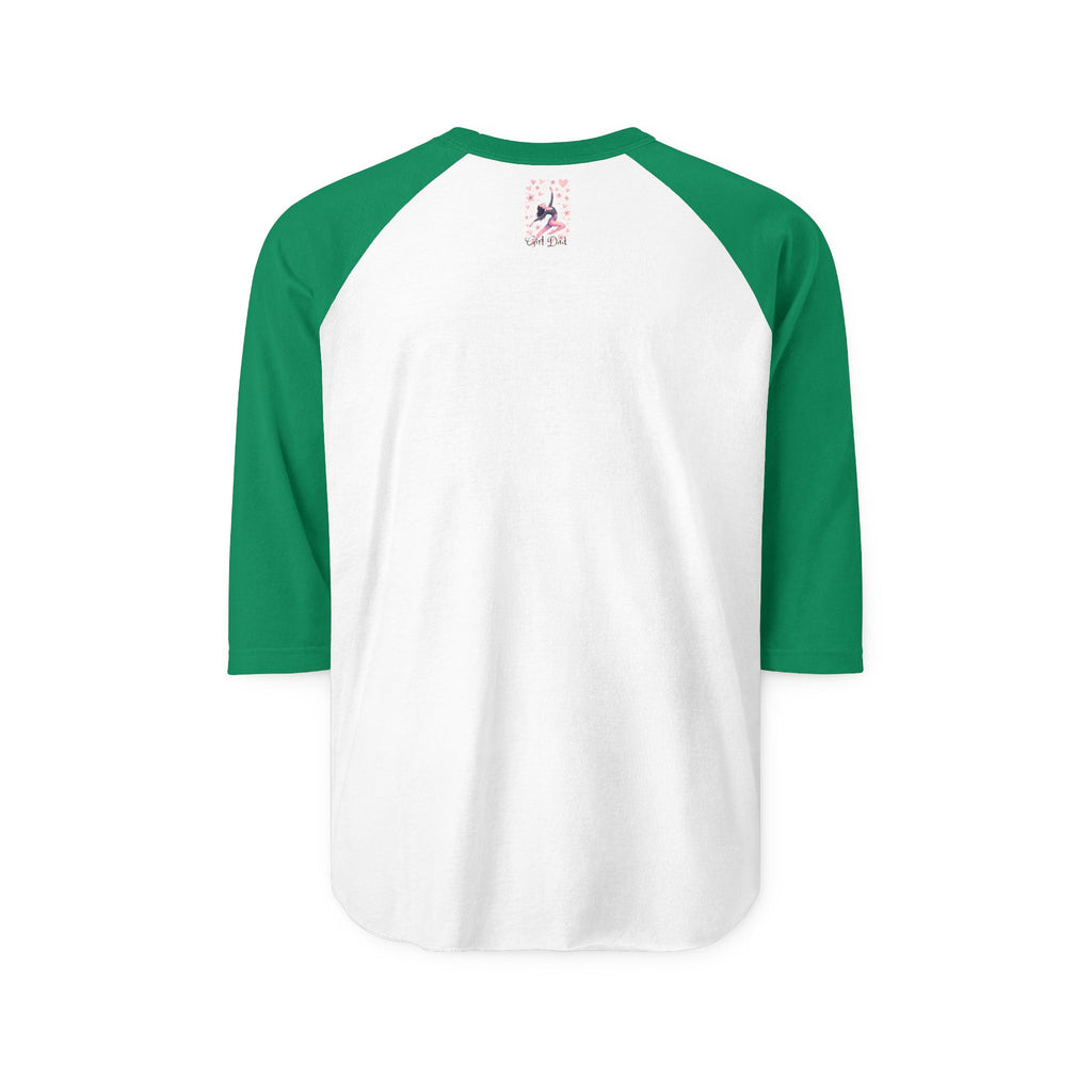Ballerina Hearts Raglan Shirt — Dance Ballet Three-Quarter Tee