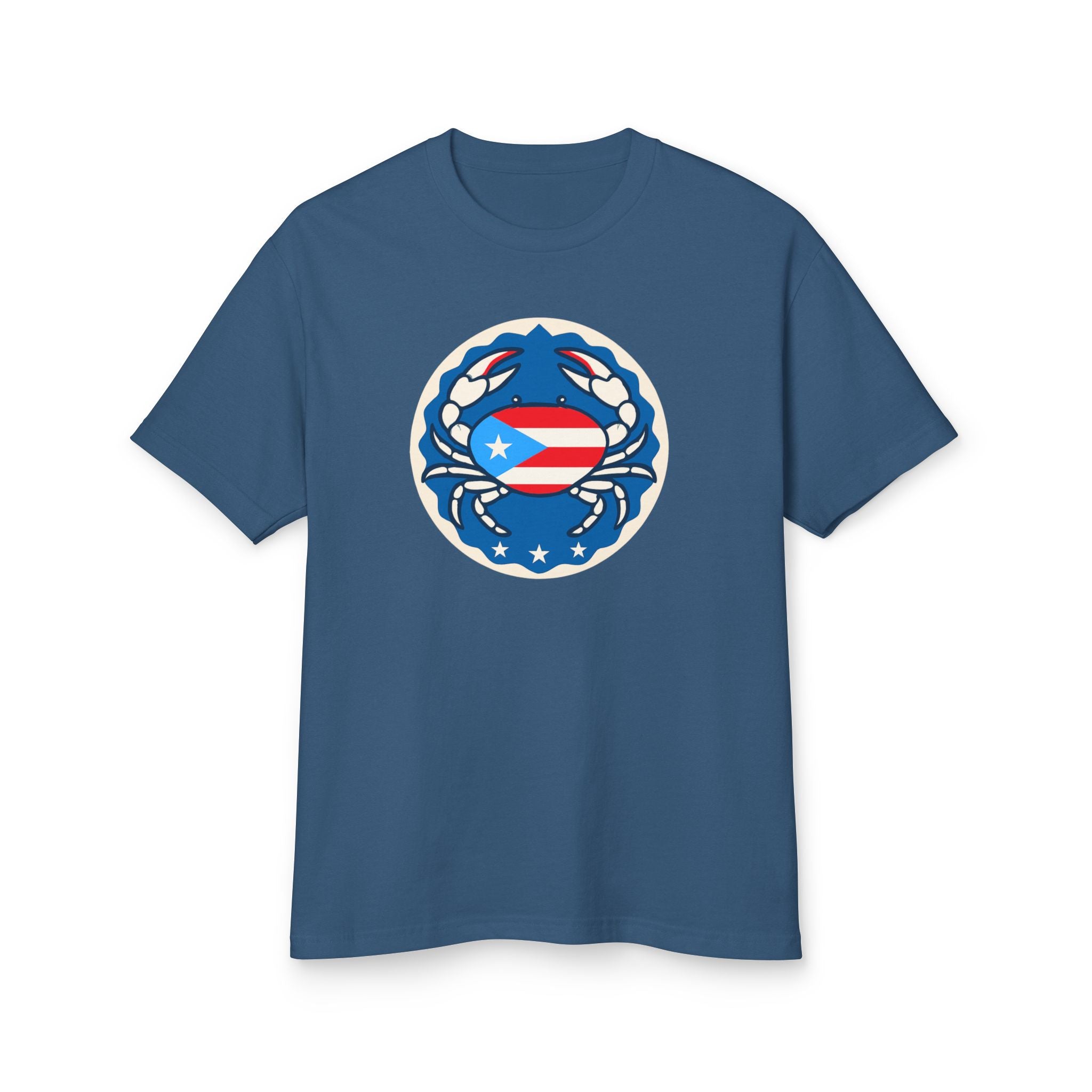 Puerto Rico Crab T-Shirt | Puerto Rican Flag Cangrejo Tee, Island Tee