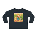 Toddler Long Sleeve Tee — Spring Cat and Dog Graphic