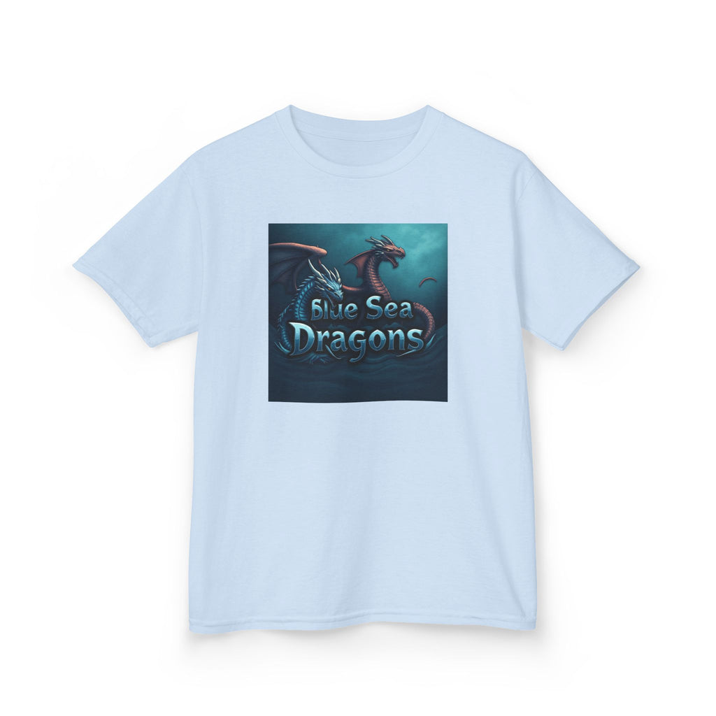 Blue Sea Dragons Big Kids Tee — Ocean Animals Graphic Shirt