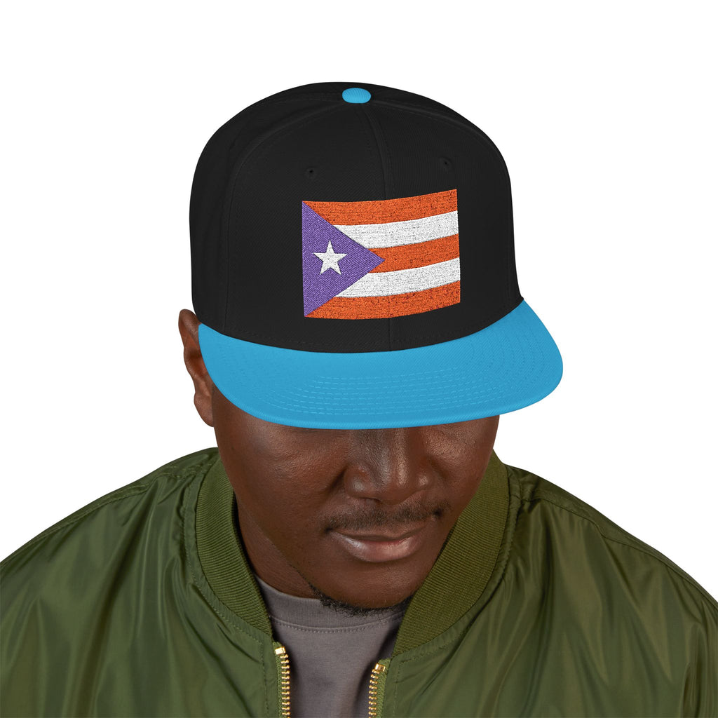 Embroidered Puerto Rico Flag — Unisex Streetwear Cap