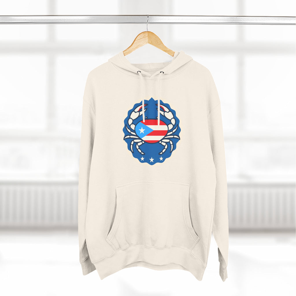 Puerto Rico Crab Hoodie / Cangrejo Sweatshirt, Island Sweatshirt