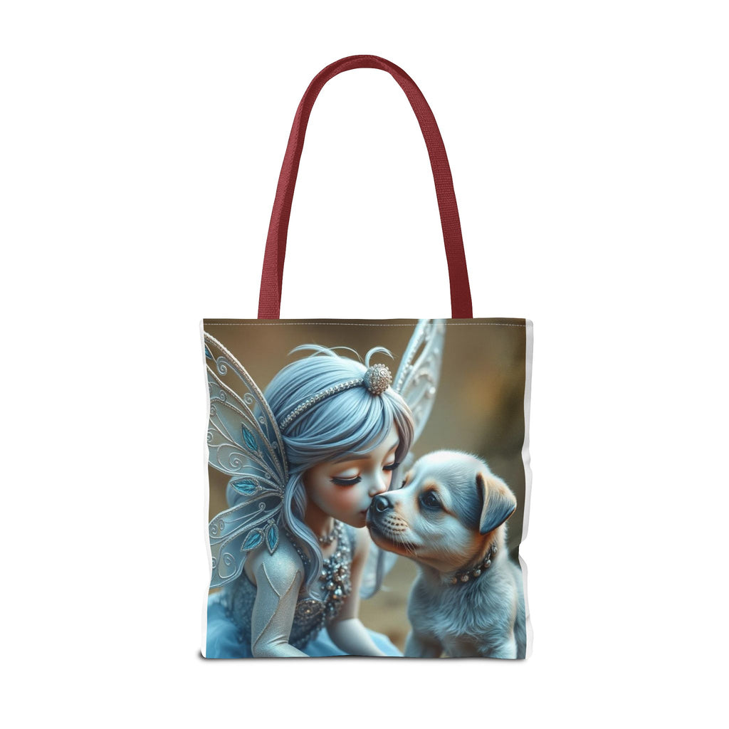 Magical Fairy Puppy Tote Bag – Fairy Portrait All-Over Print