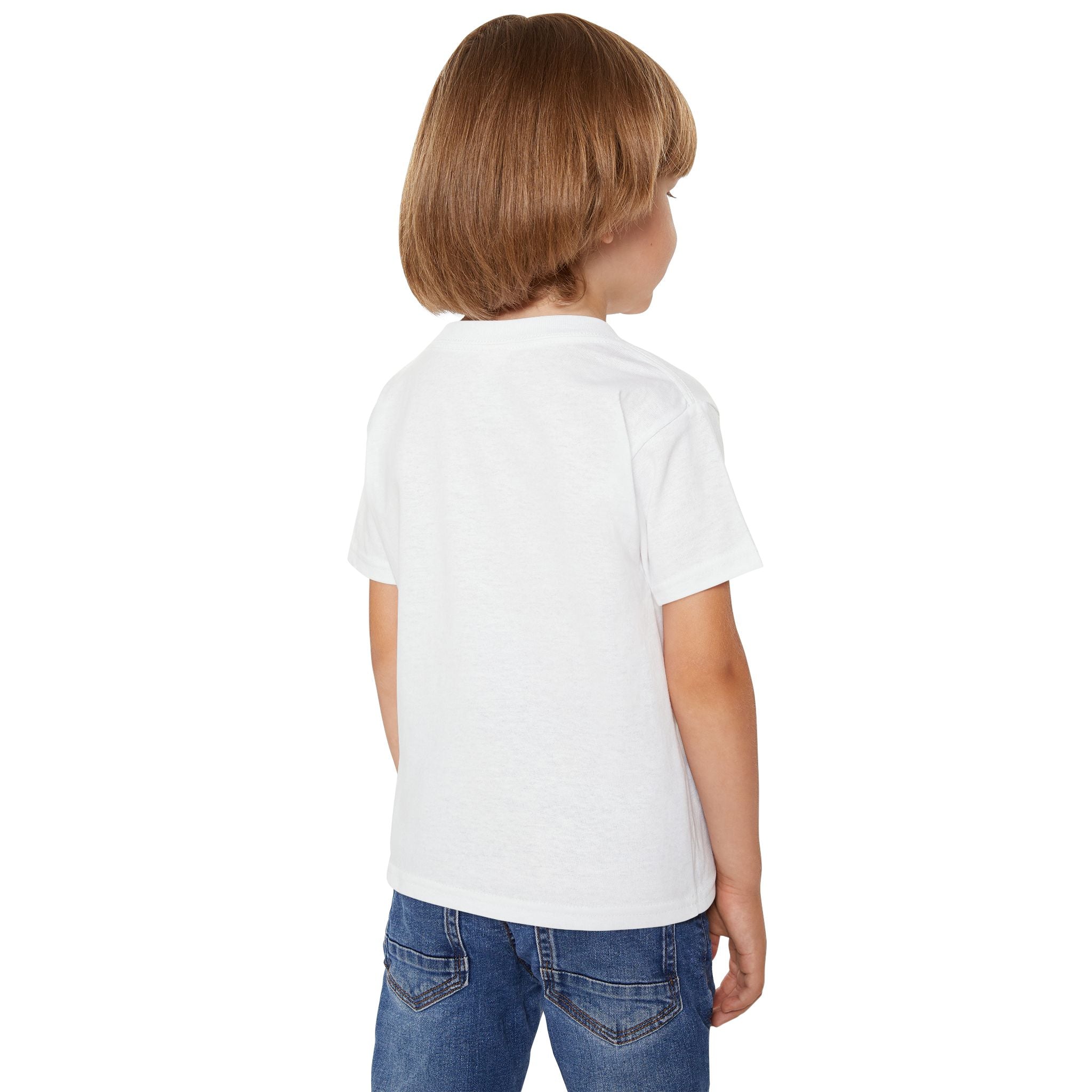Toddler T-Shirt — Beach Cow in Sunglasses Graphic (Summer Vacation, Kid Tee)