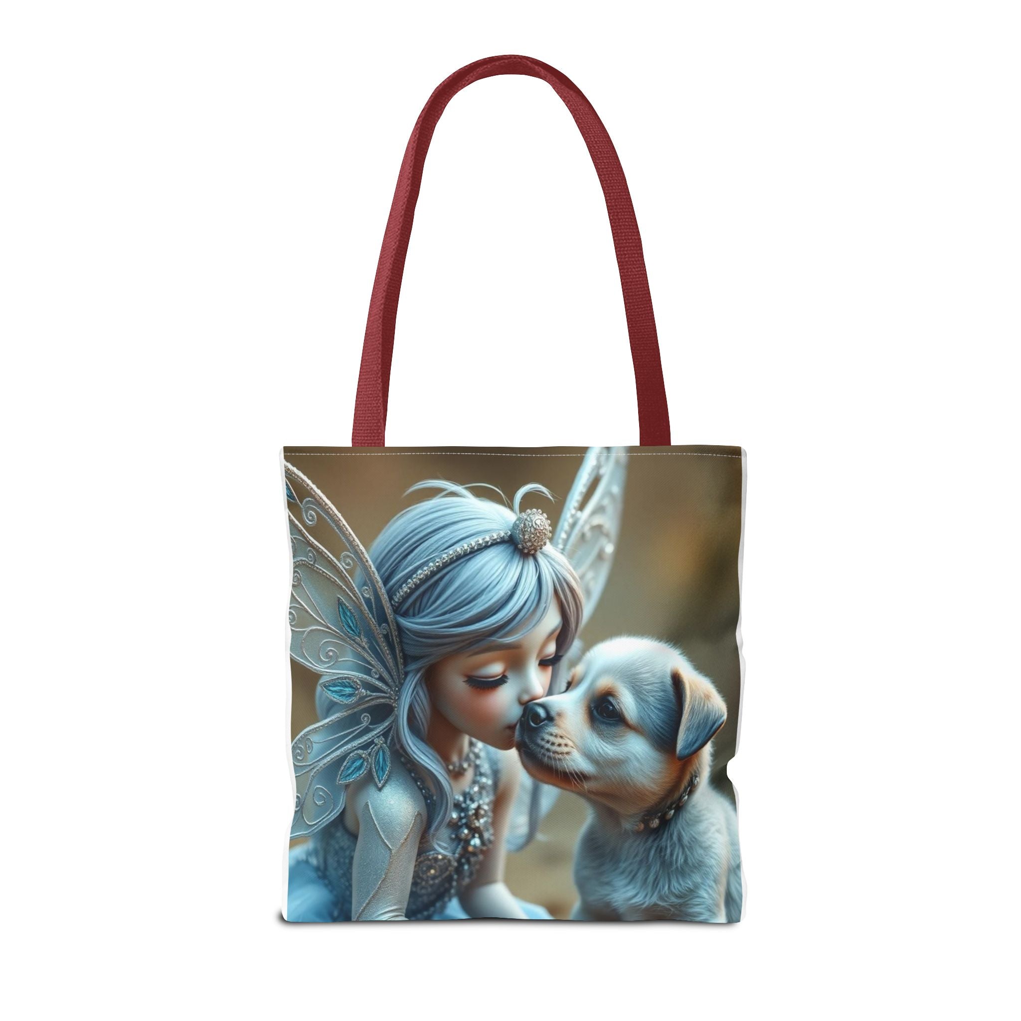 Magical Fairy Puppy Tote Bag – Fairy Portrait All-Over Print