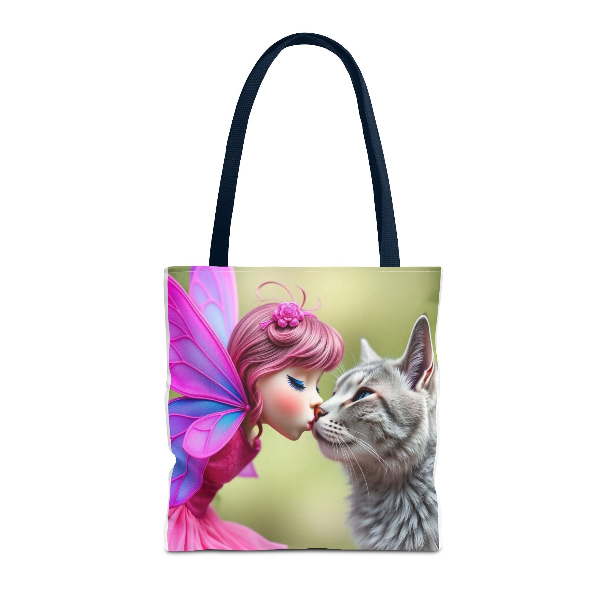 Magical Fairy Cat Tote Bag — Fairy Cat Art Tote