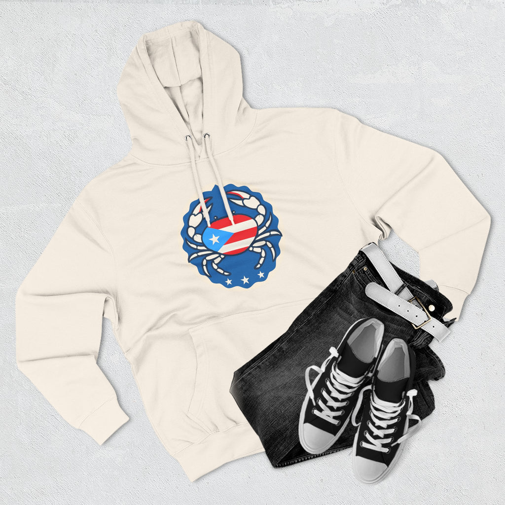Puerto Rico Crab Hoodie / Cangrejo Sweatshirt, Island Sweatshirt