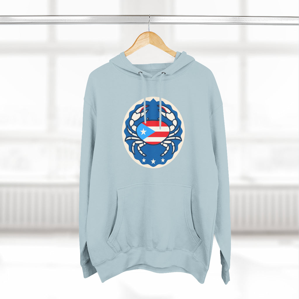 Puerto Rico Crab Hoodie / Cangrejo Sweatshirt, Island Sweatshirt