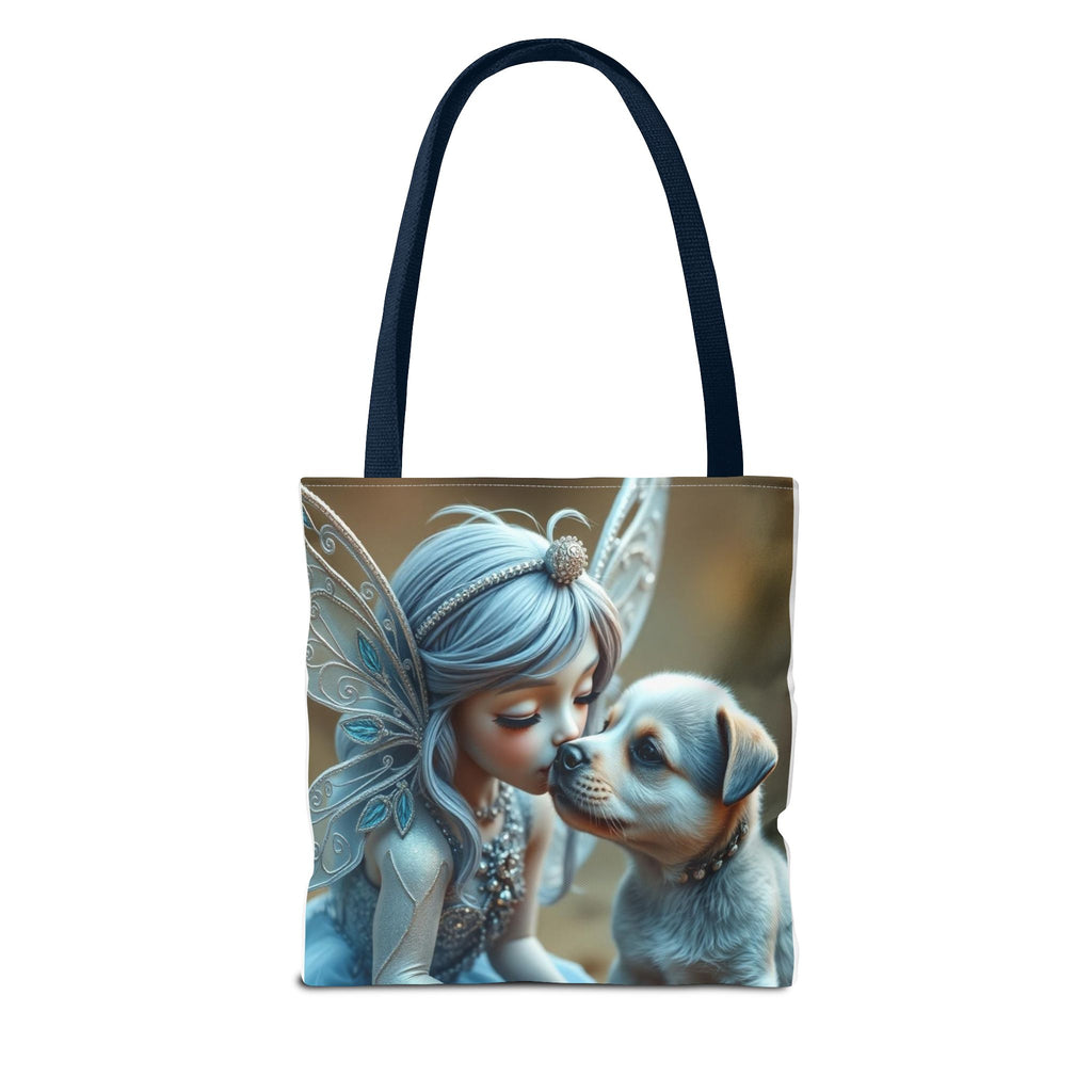 Magical Fairy Puppy Tote Bag – Fairy Portrait All-Over Print