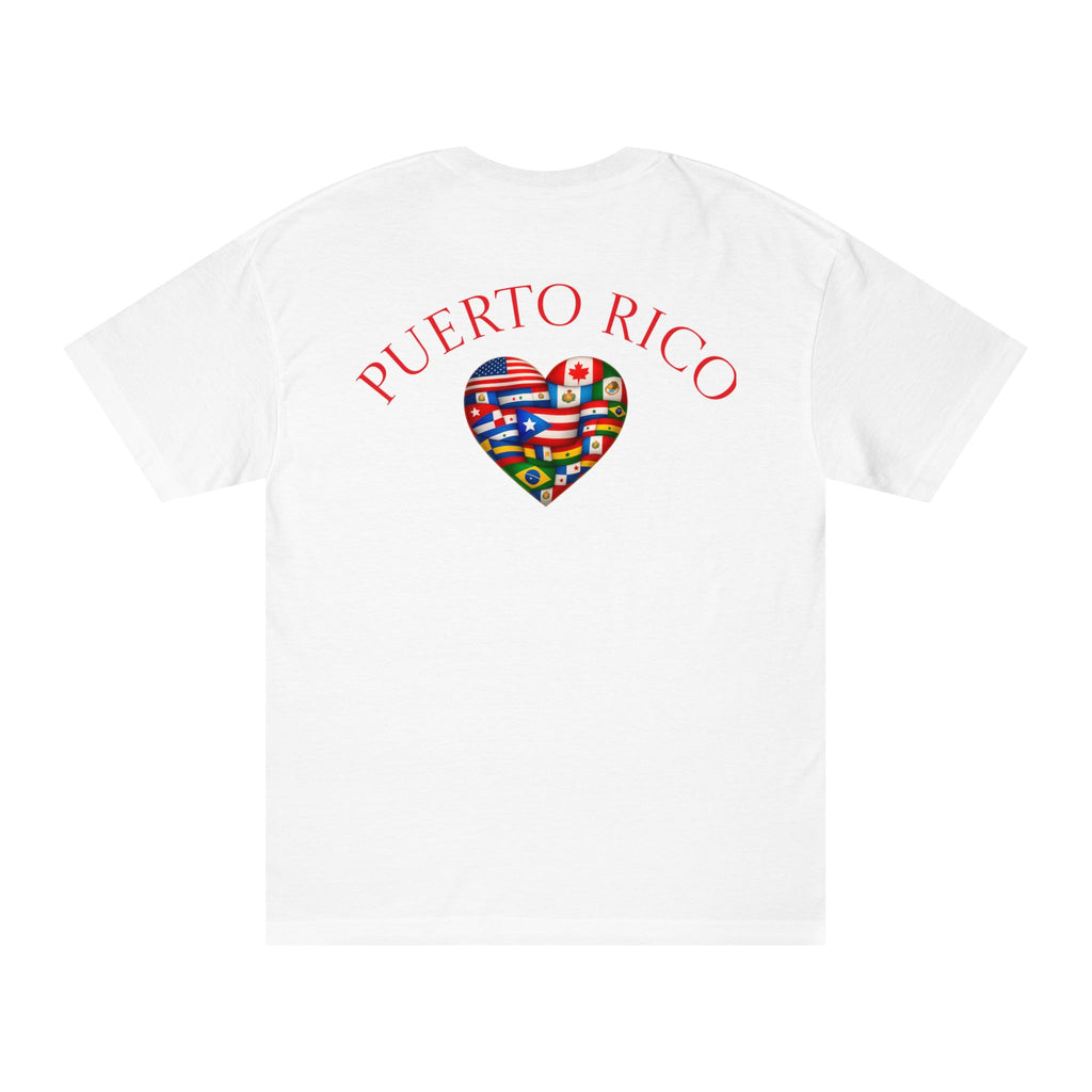 Floral Mexican / Puerto Rican Flag Design