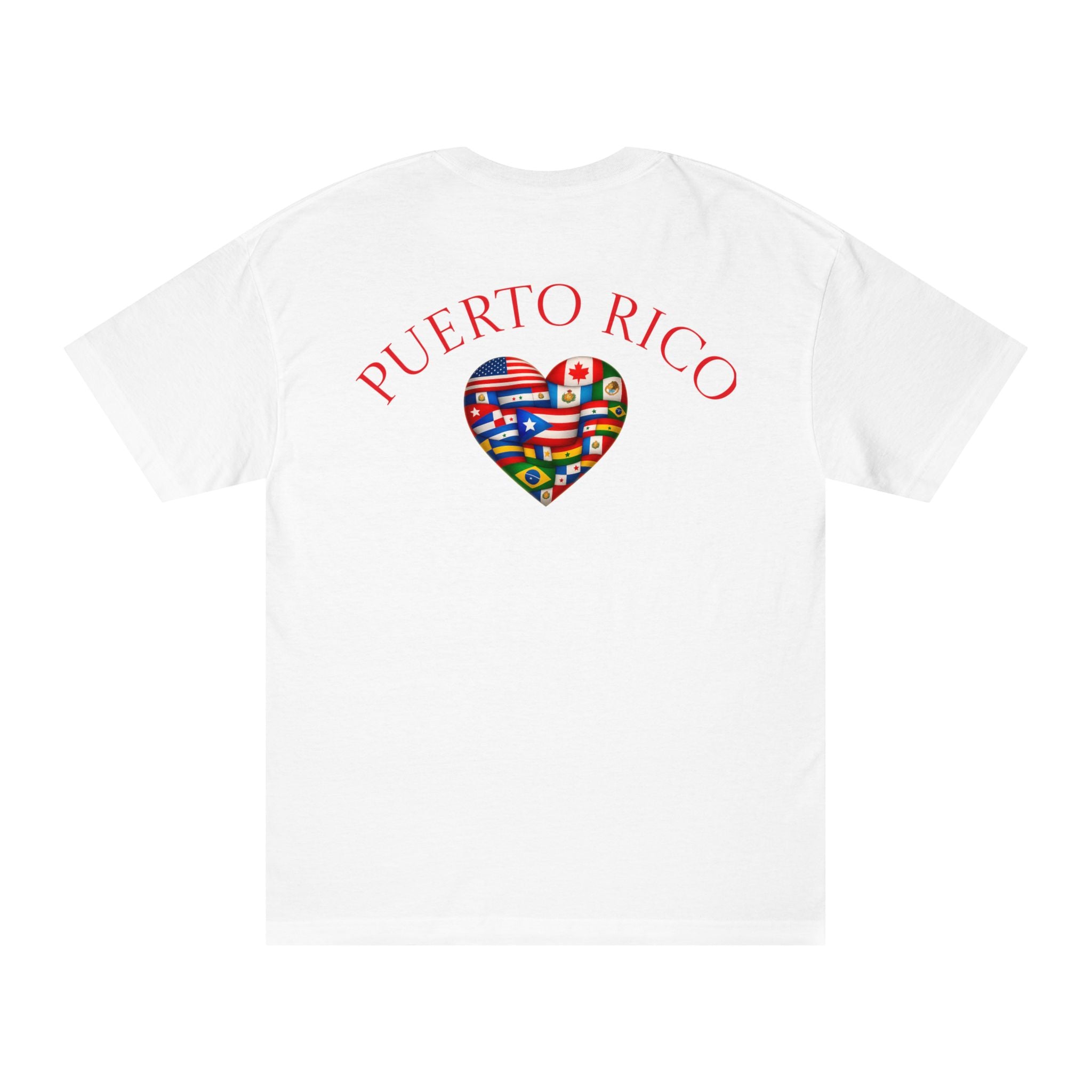 Floral Mexican / Puerto Rican Flag Design