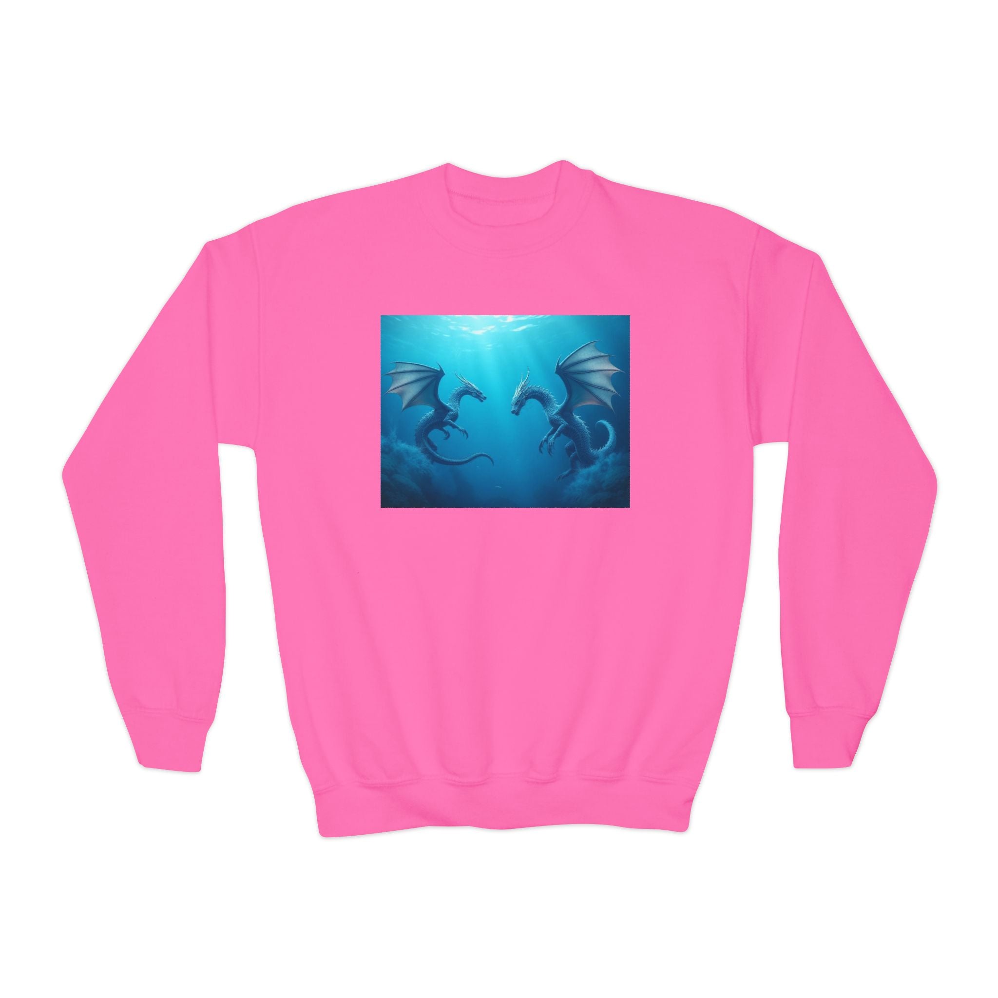 Blue Sea Dragons Adventure Crewneck Sweatshirt