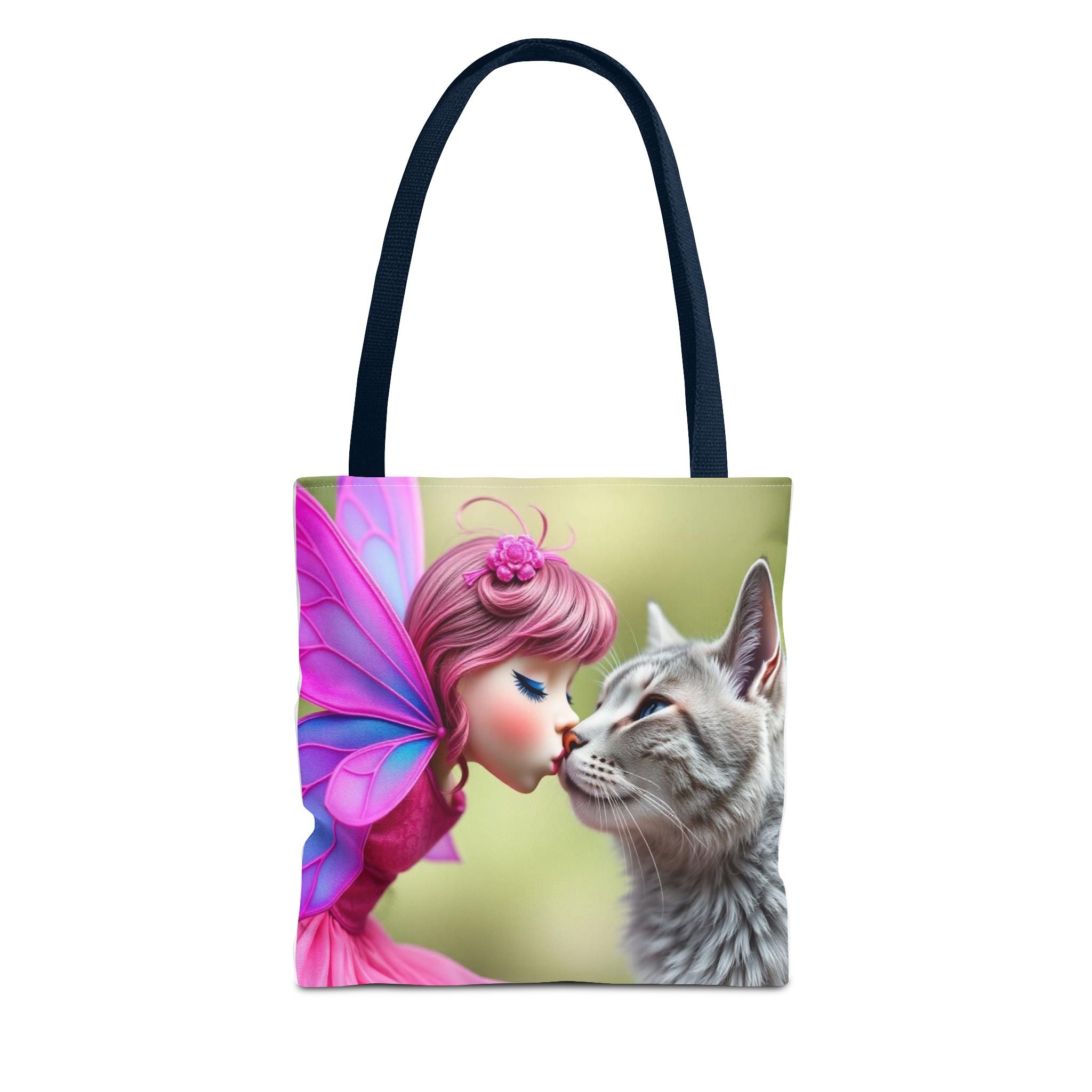 Magical Fairy Cat Tote Bag — Fairy Cat Art Tote