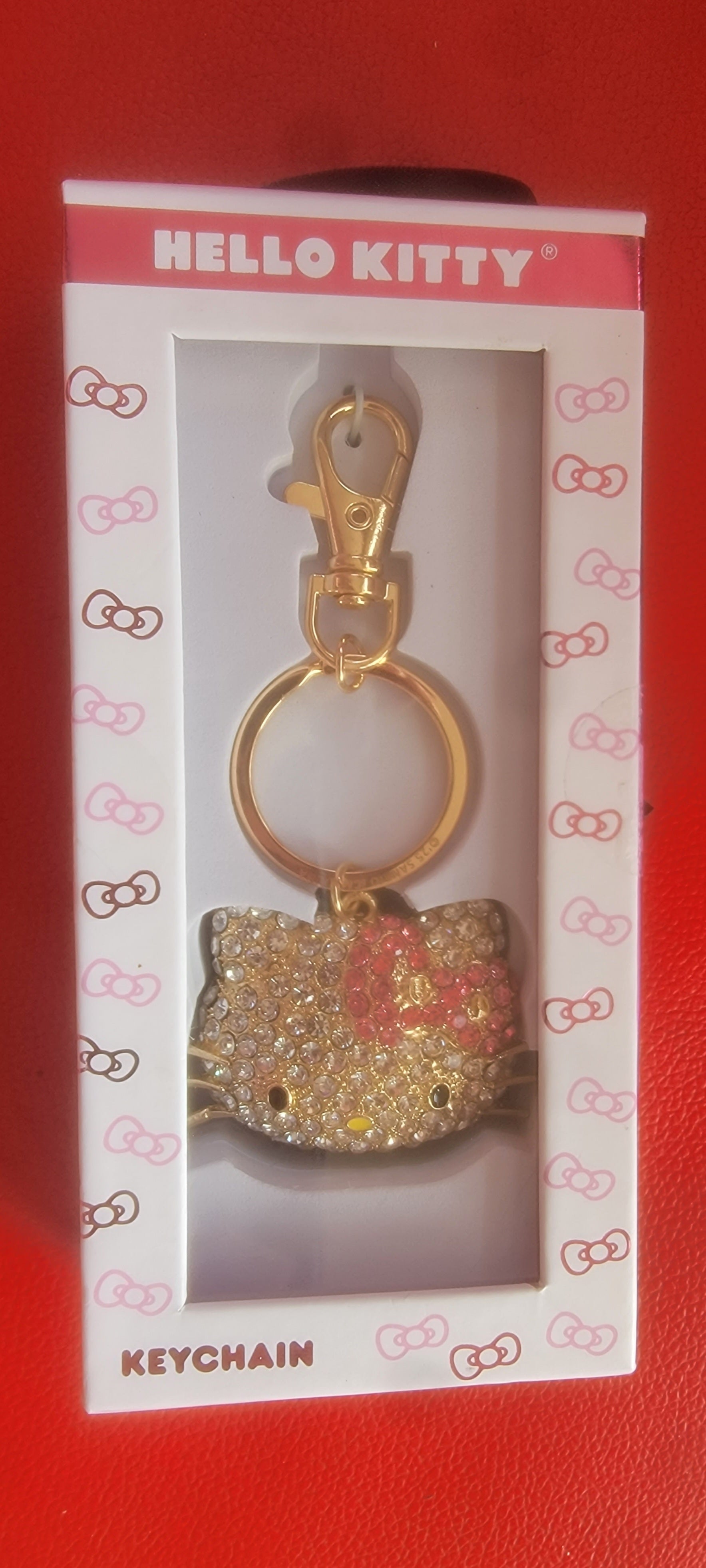 Hello Kitty 3D Pave Keychain Rhinestone