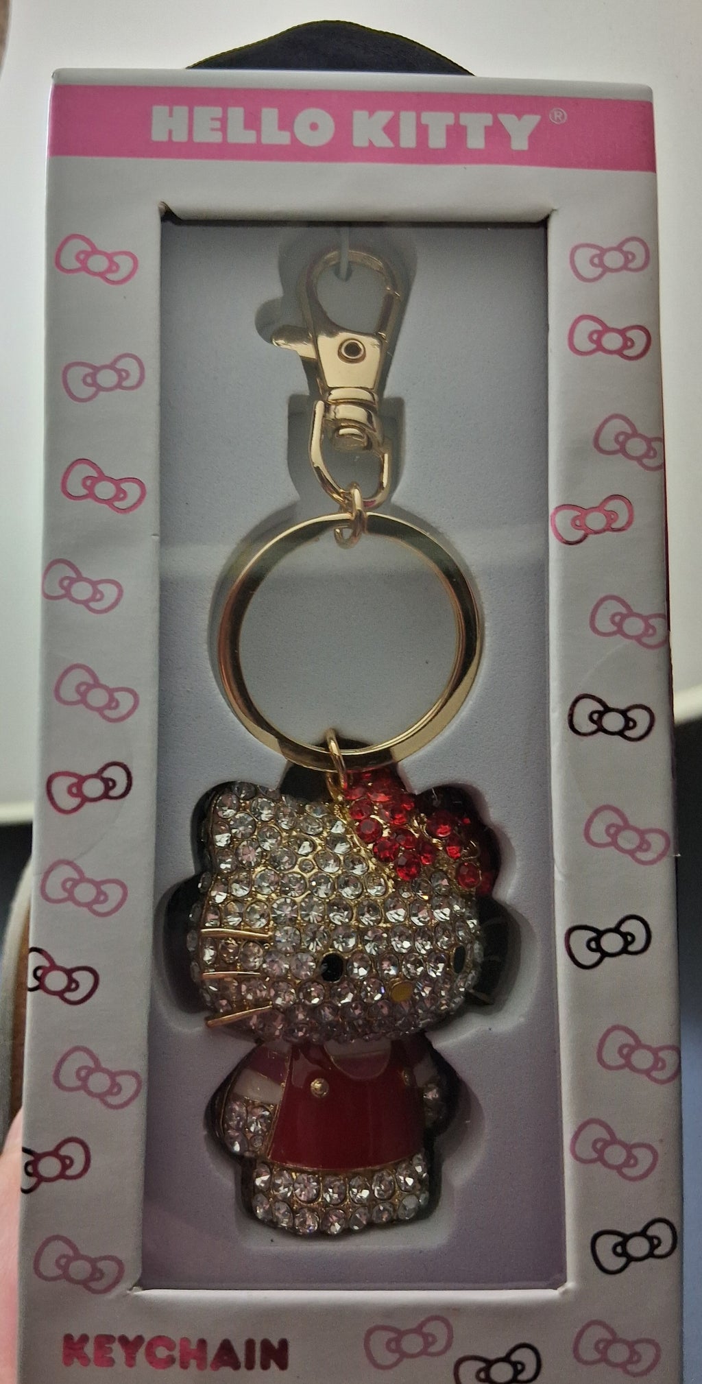 Sanrio Hello Kitty 3D Rhinestone Keychain