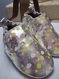 Toddler Soft Soled Silver / Rainbow 18- 24 months