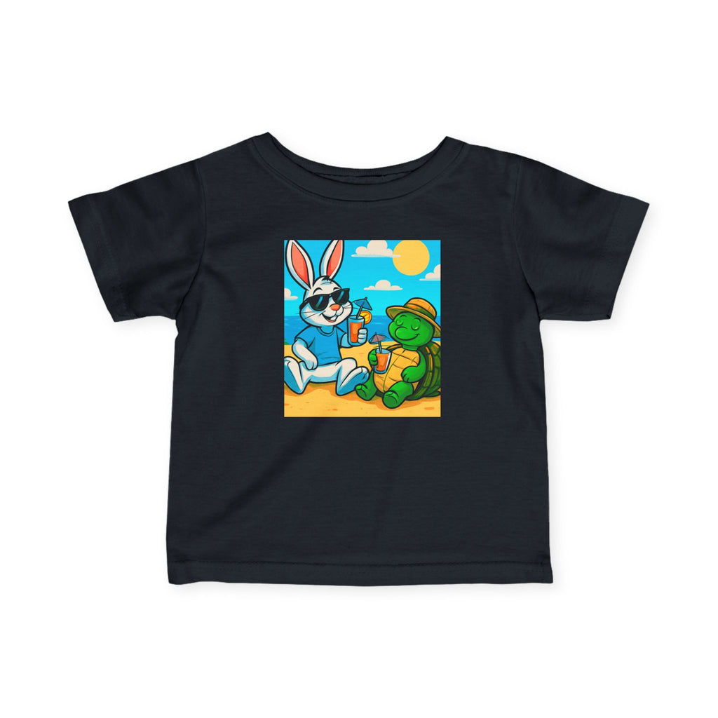 Infant Tee — Beach Bunny & Turtle Friends Graphic