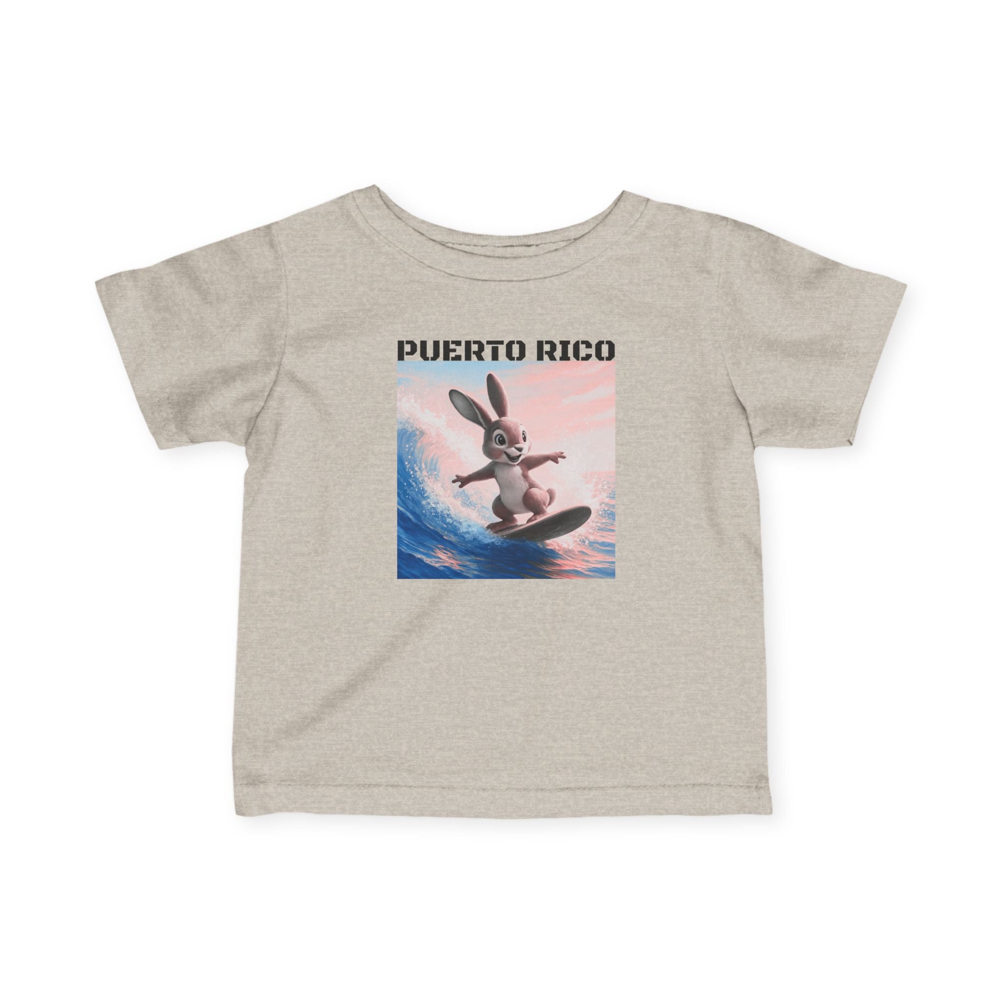 Infant Tee — Surfing Bunny Puerto Rico T-Shirt
