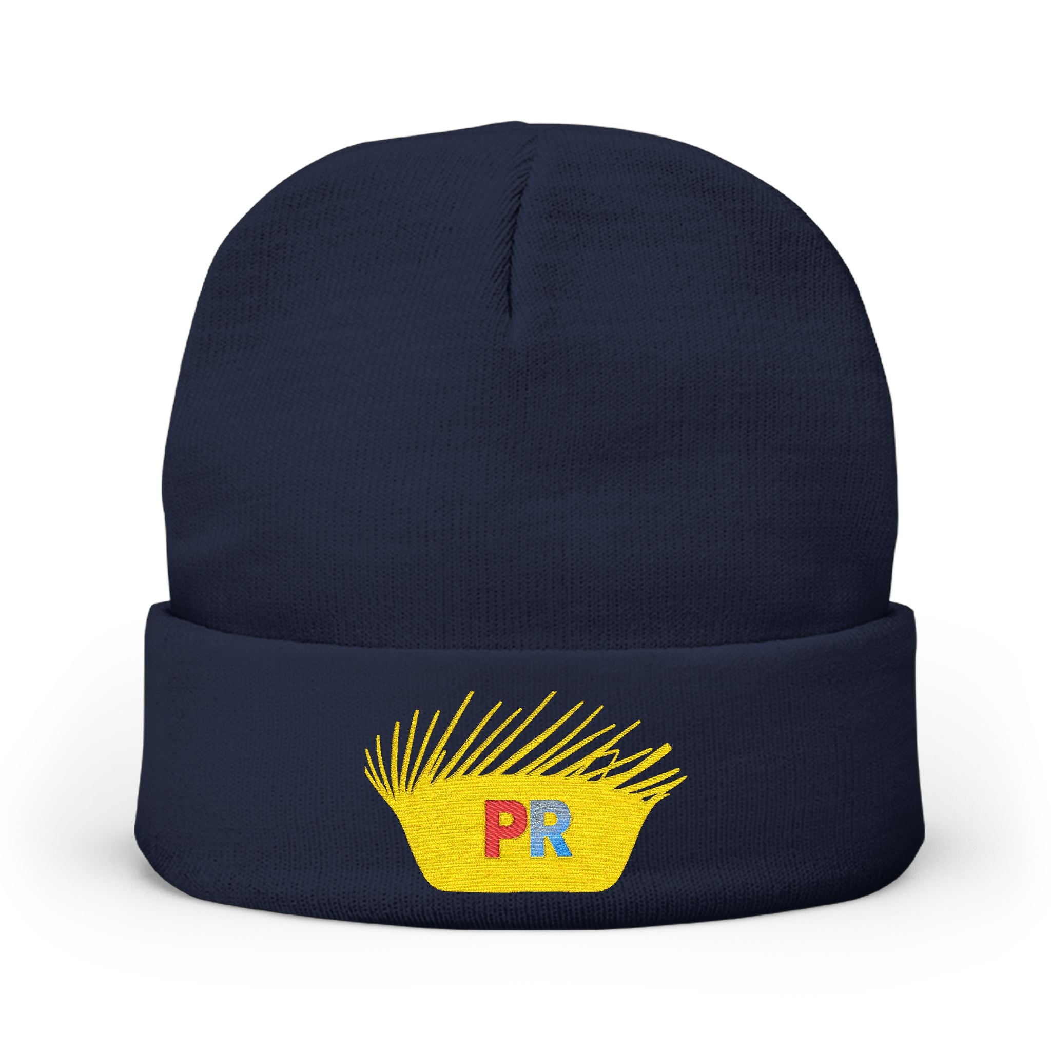 Knit Beanie (Embroidery) PAVA Puerto Rico Pride