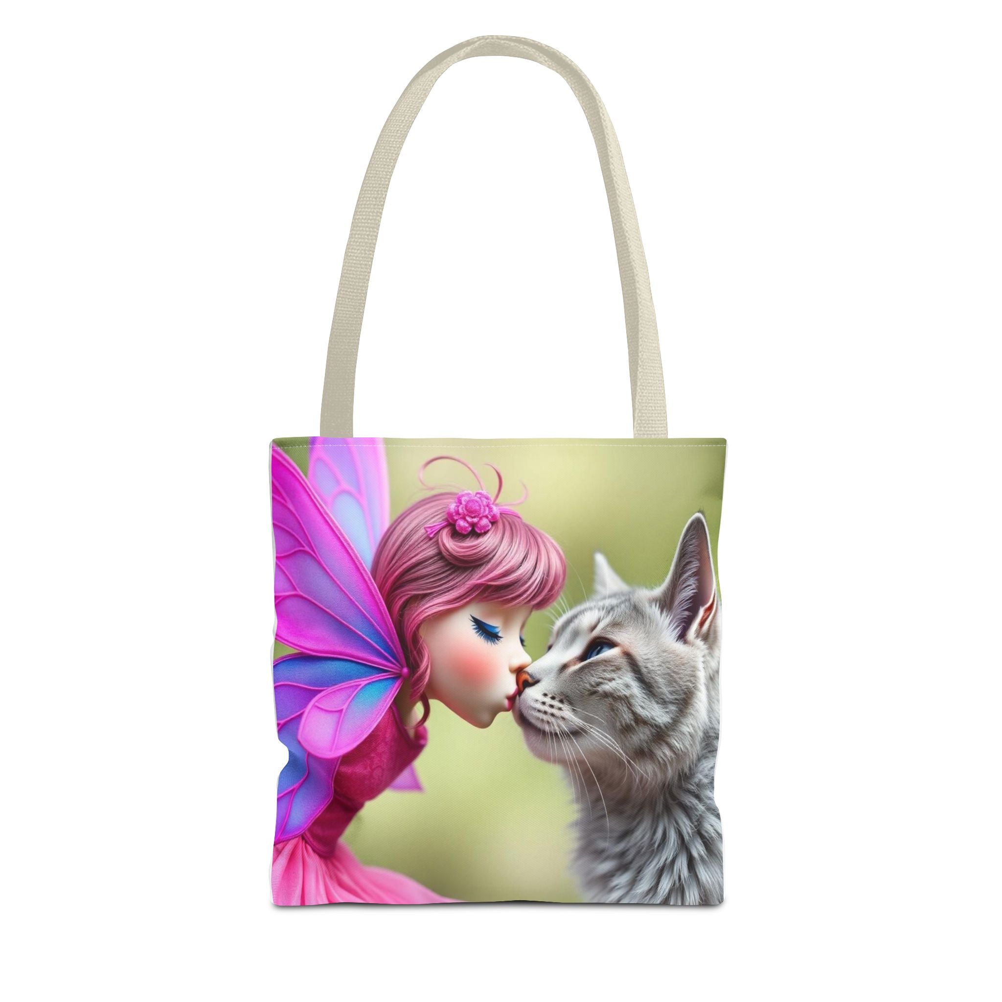 Magical Fairy Cat Tote Bag — Fairy Cat Art Tote