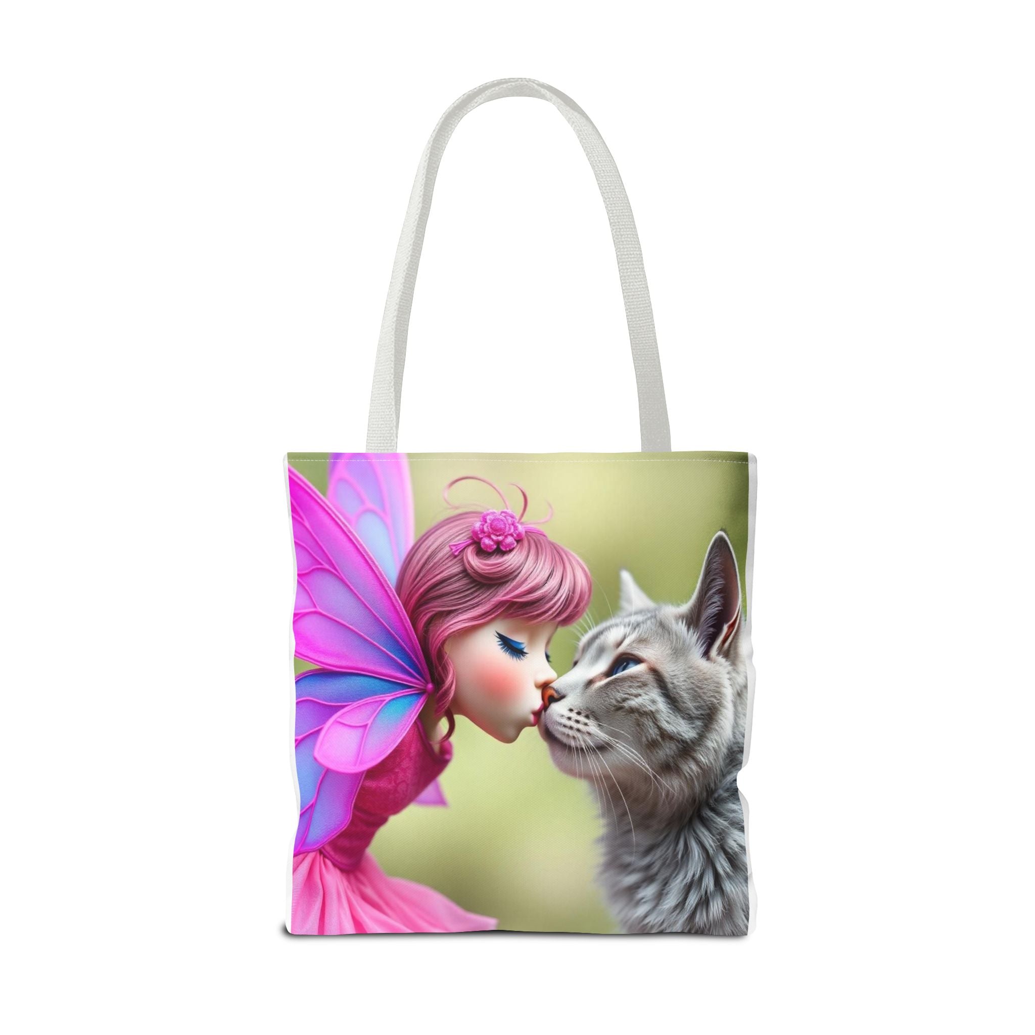 Magical Fairy Cat Tote Bag — Fairy Cat Art Tote
