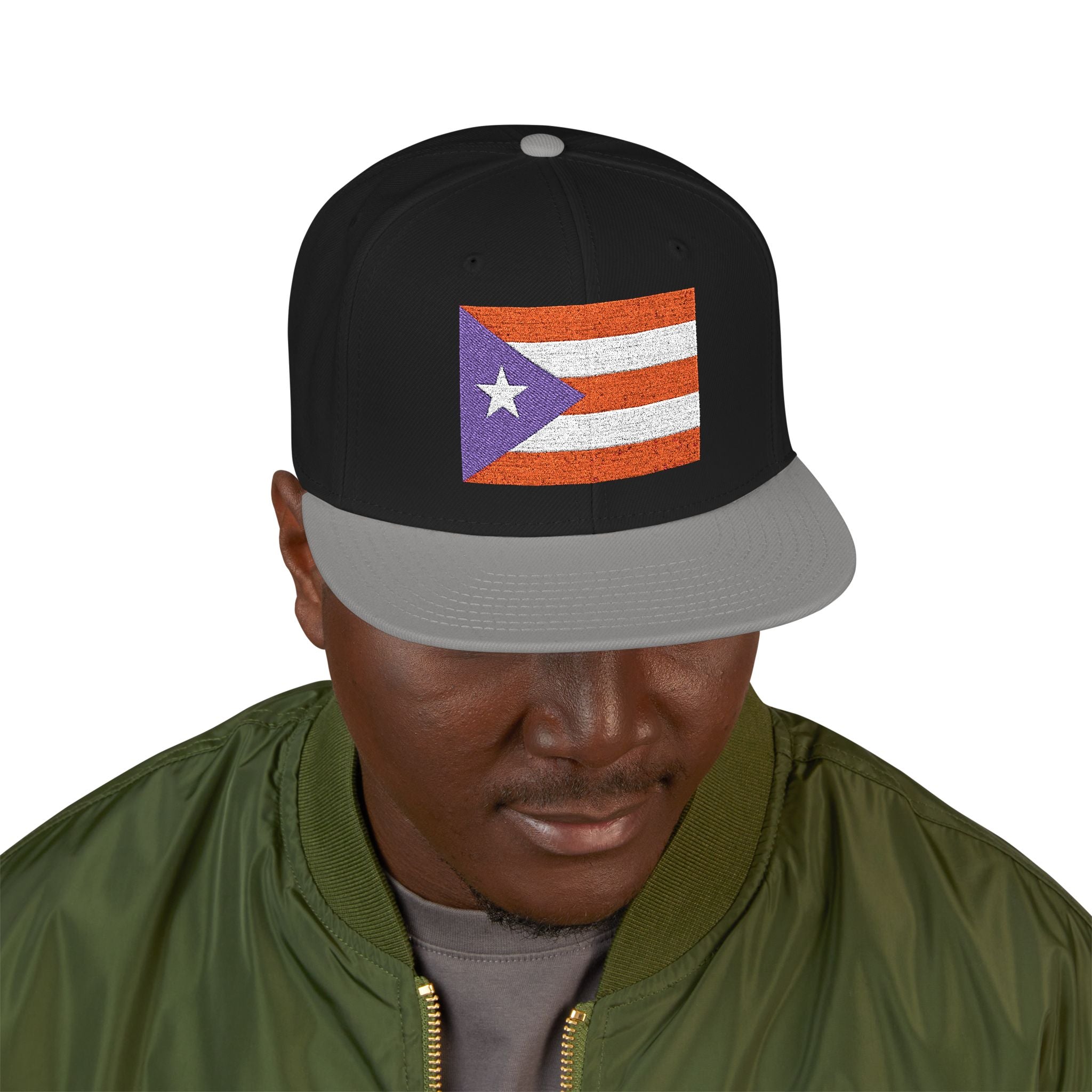 Embroidered Puerto Rico Flag — Unisex Streetwear Cap