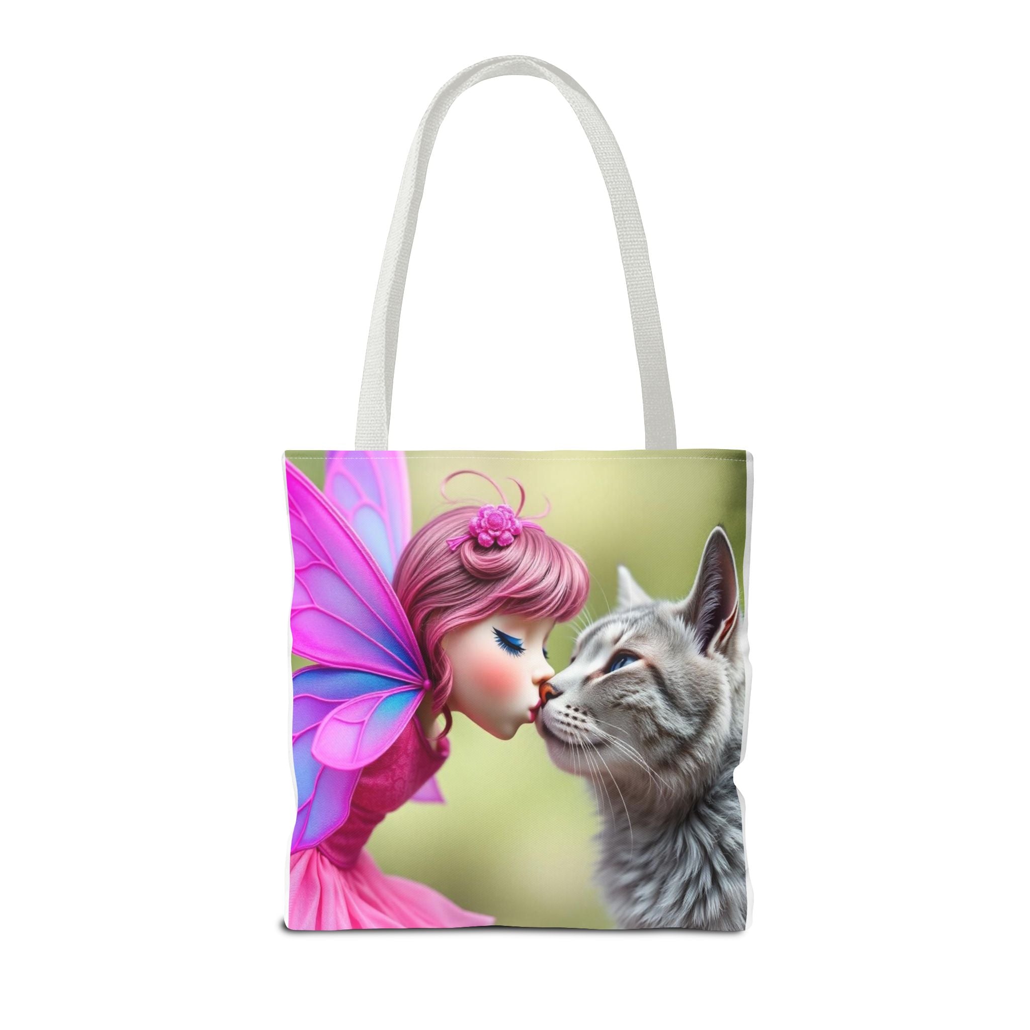 Magical Fairy Cat Tote Bag — Fairy Cat Art Tote