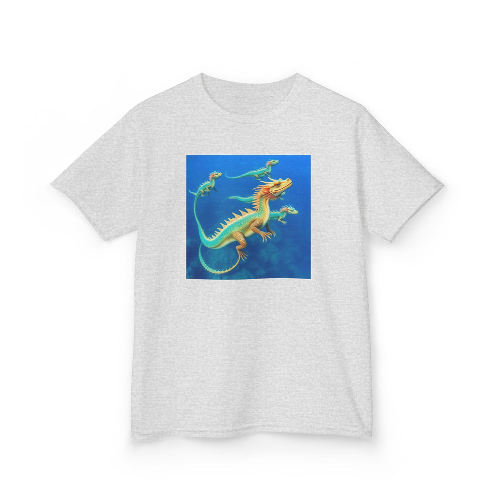 Blue Sea Dragons T‑Shirt — Colorful Ocean Graphic Tee