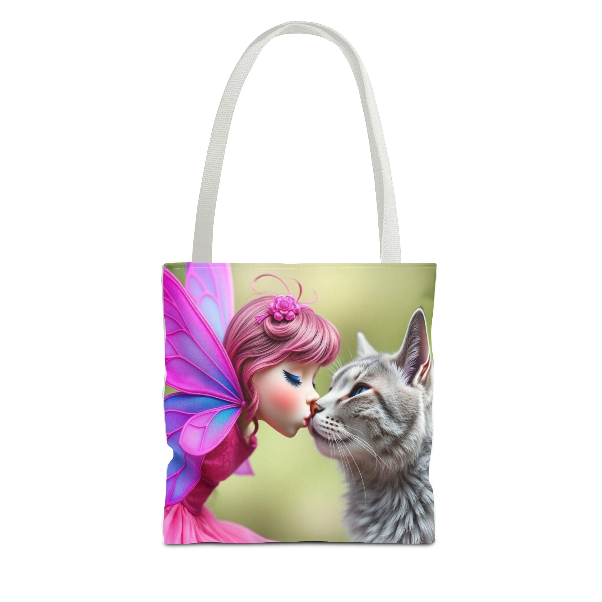 Magical Fairy Cat Tote Bag — Fairy Cat Art Tote