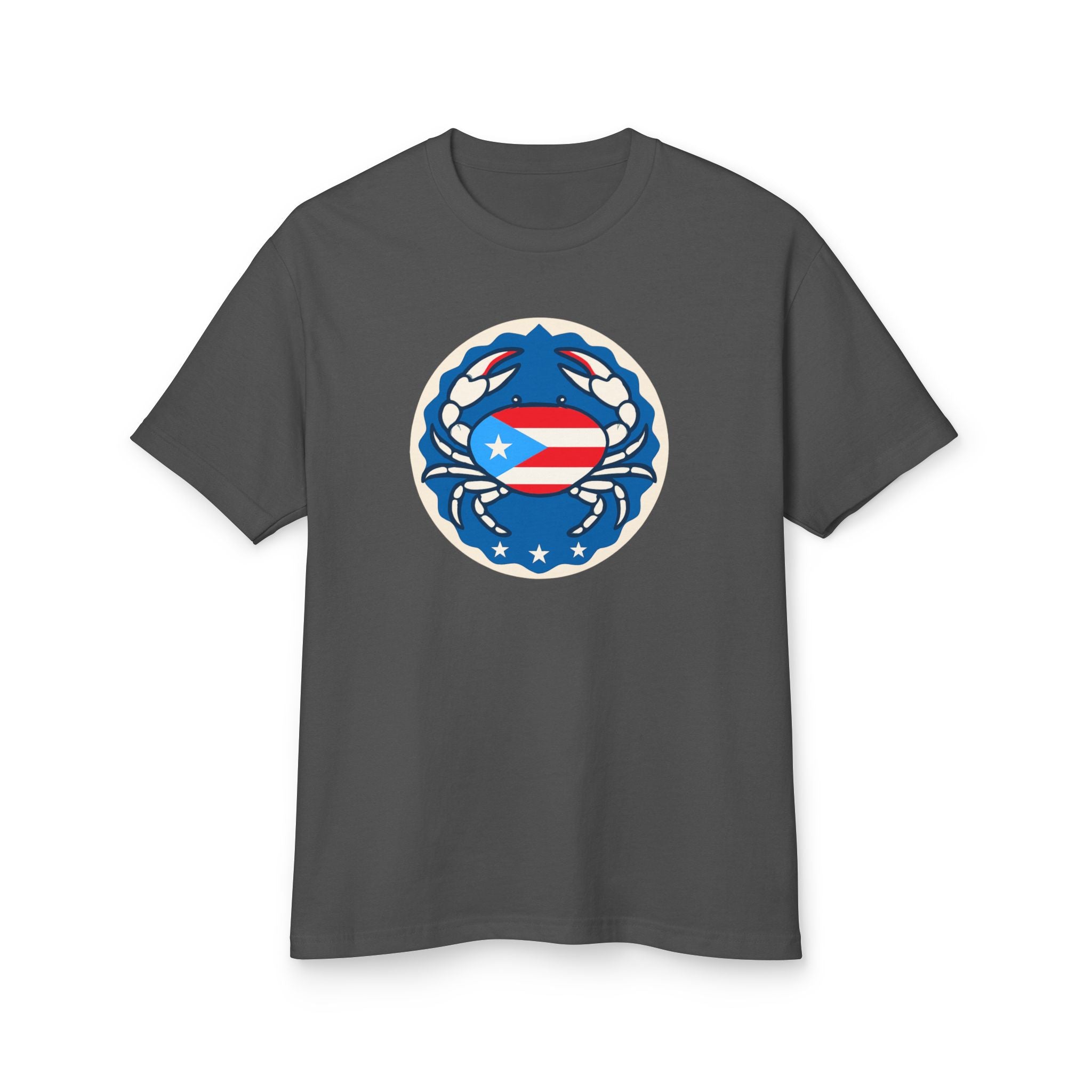 Puerto Rico Crab T-Shirt | Puerto Rican Flag Cangrejo Tee, Island Tee