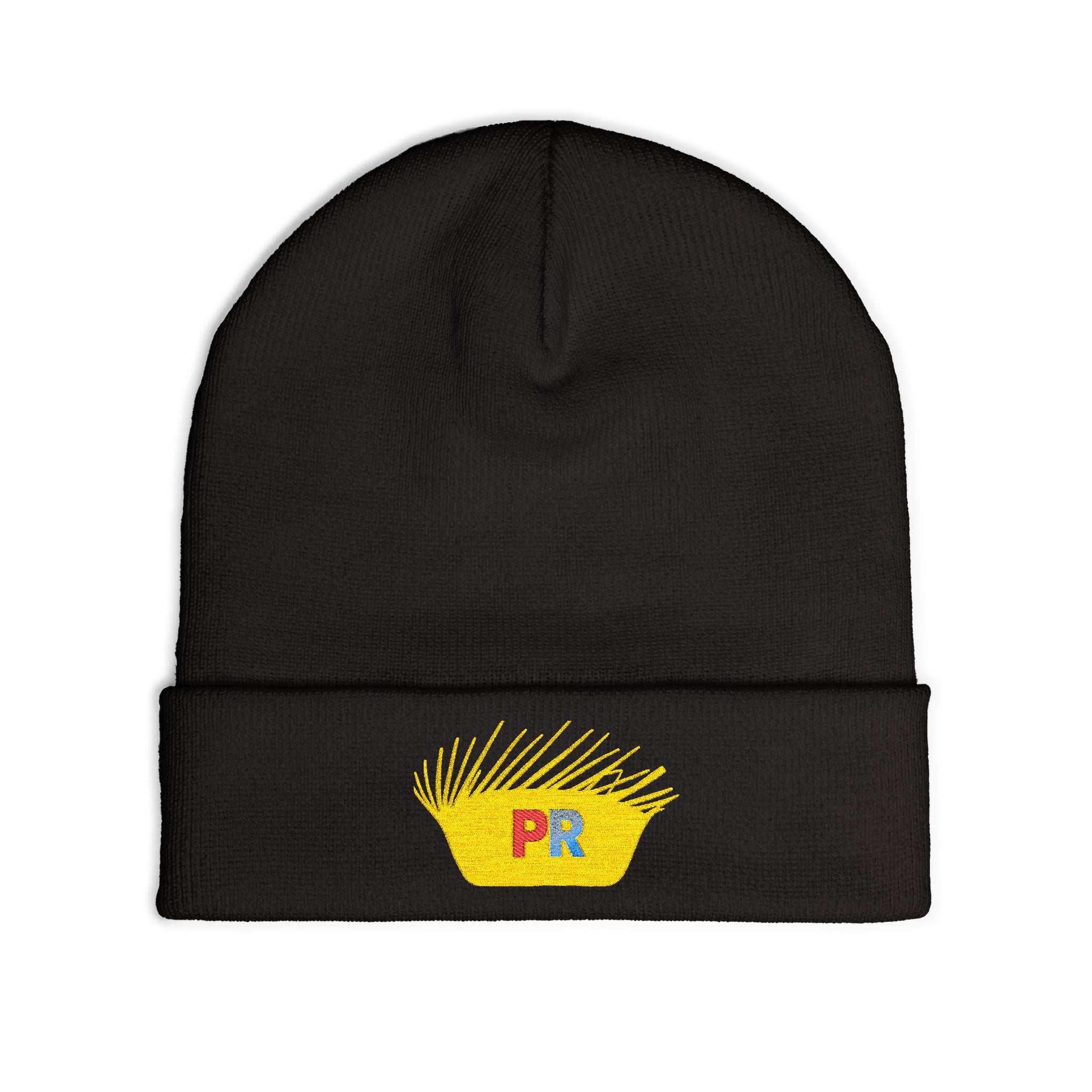 Knit Beanie (Embroidery) PAVA Puerto Rico Pride