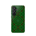 Green Kaleidoscope Magnetic Impact-Resistant Phone Case S-26