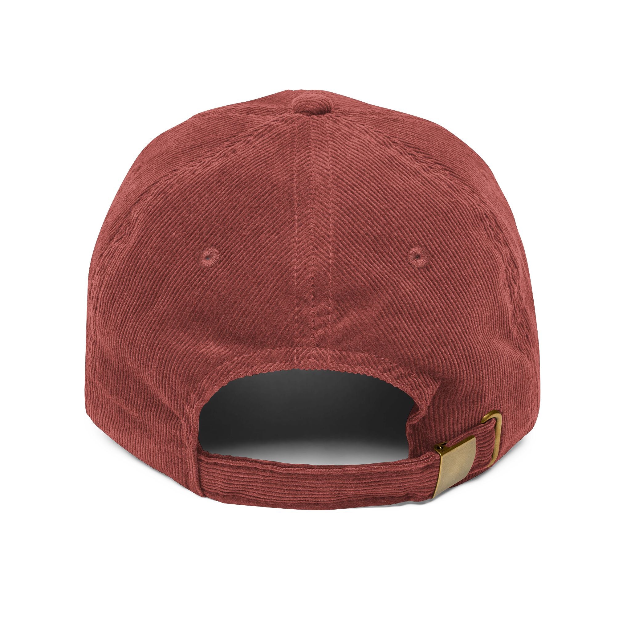 Vintage Corduroy Cap — Embroidered Puerto Rico Flag Themed Hat