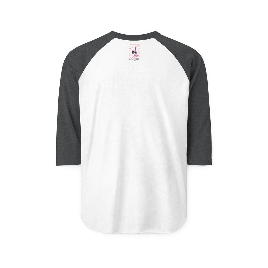 Ballerina Hearts Raglan Shirt — Dance Ballet Three-Quarter Tee