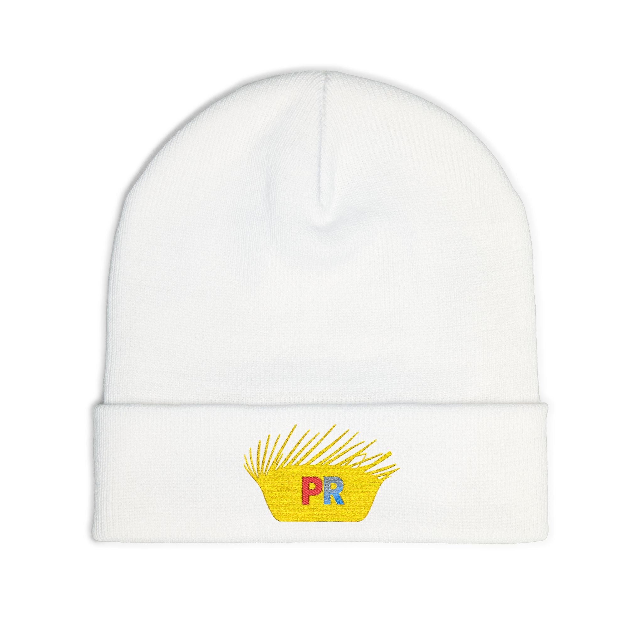 Knit Beanie (Embroidery) PAVA Puerto Rico Pride
