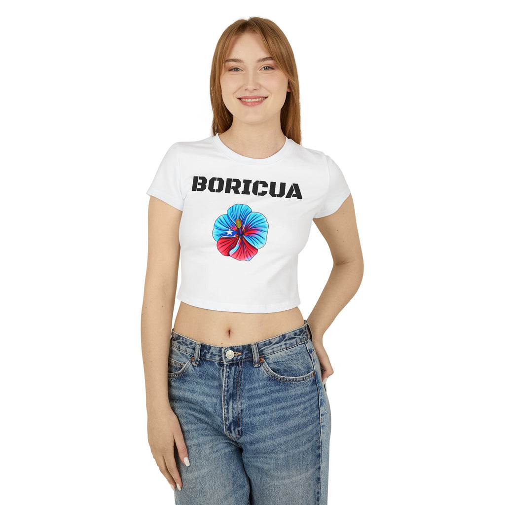 BORICUA Tee | Crop top, Puerto Rican Pride