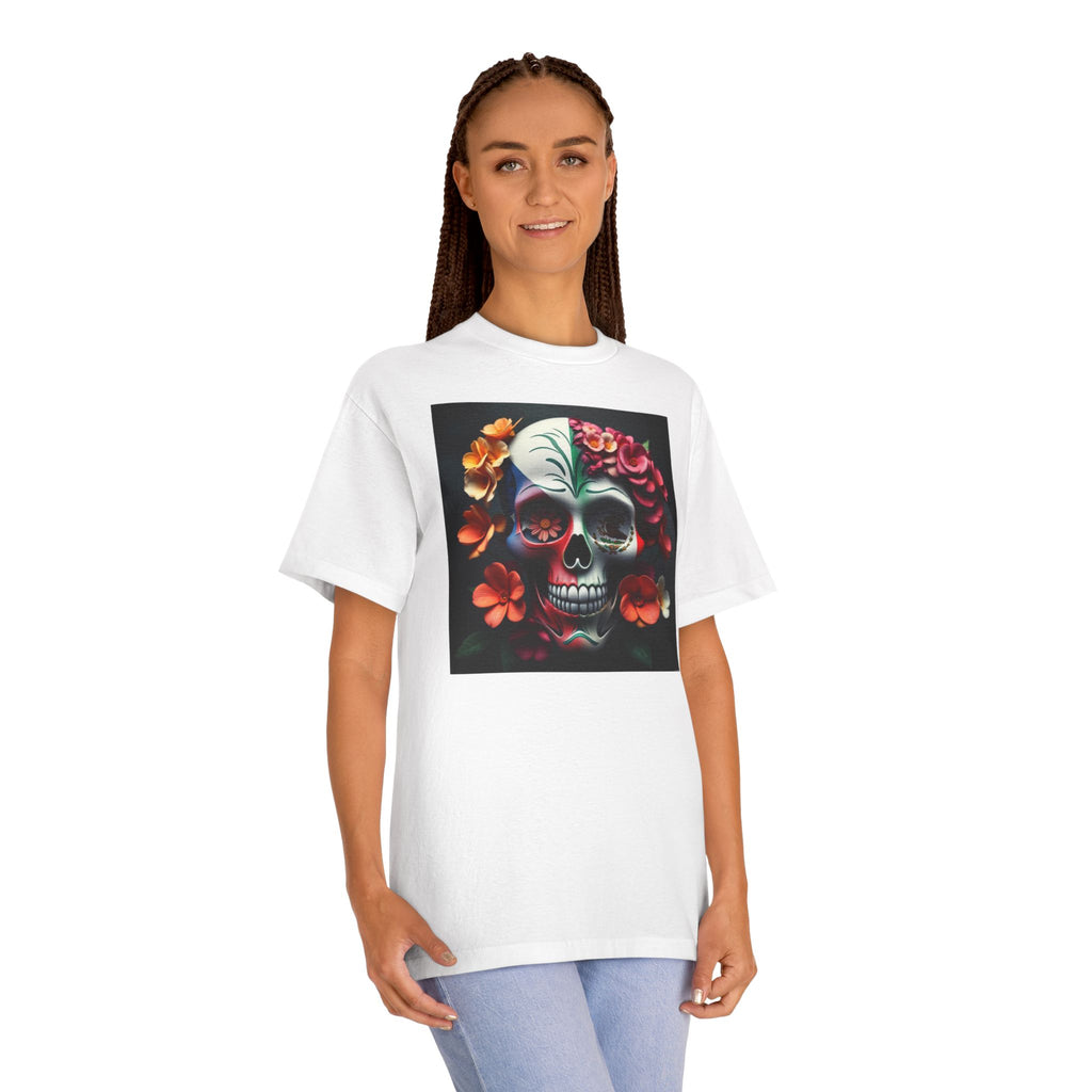Floral Mexican / Puerto Rican Flag Design