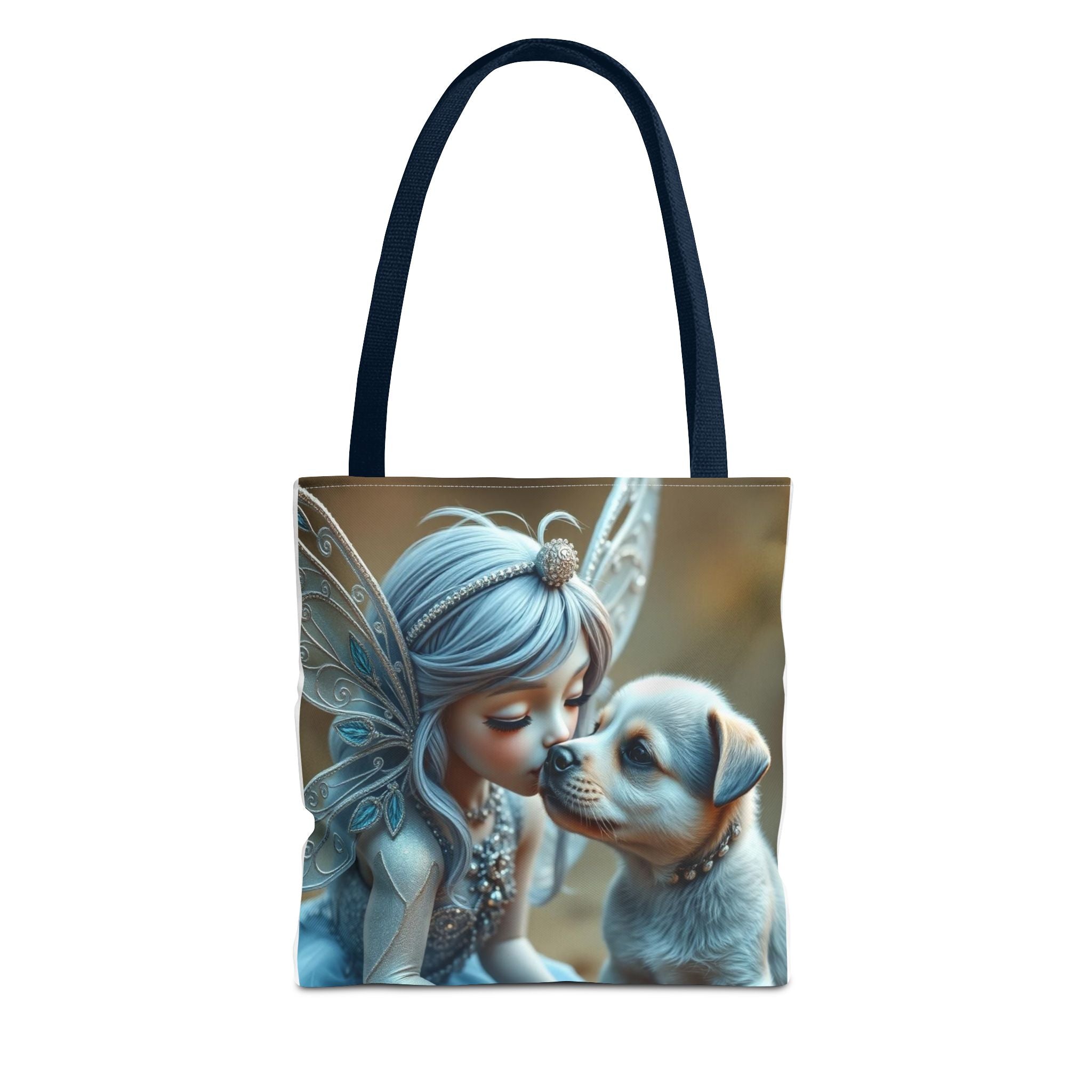 Magical Fairy Puppy Tote Bag – Fairy Portrait All-Over Print
