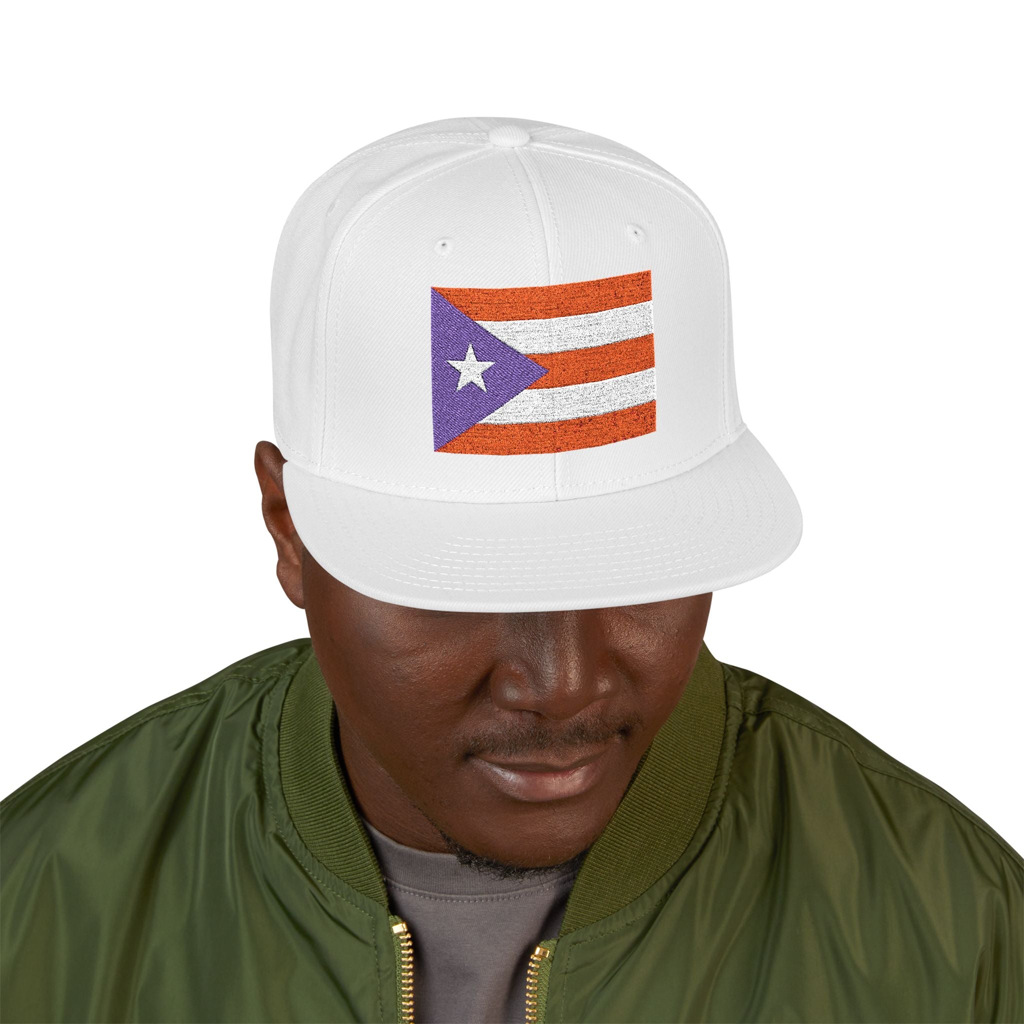 Embroidered Puerto Rico Flag — Unisex Streetwear Cap