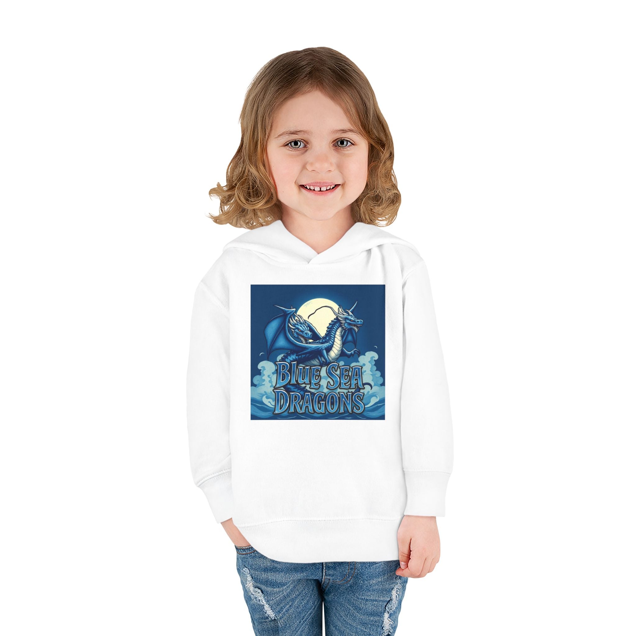 Toddler Hoodie - Blue Sea Adventures Nautical Sailboat Fleece Pullover