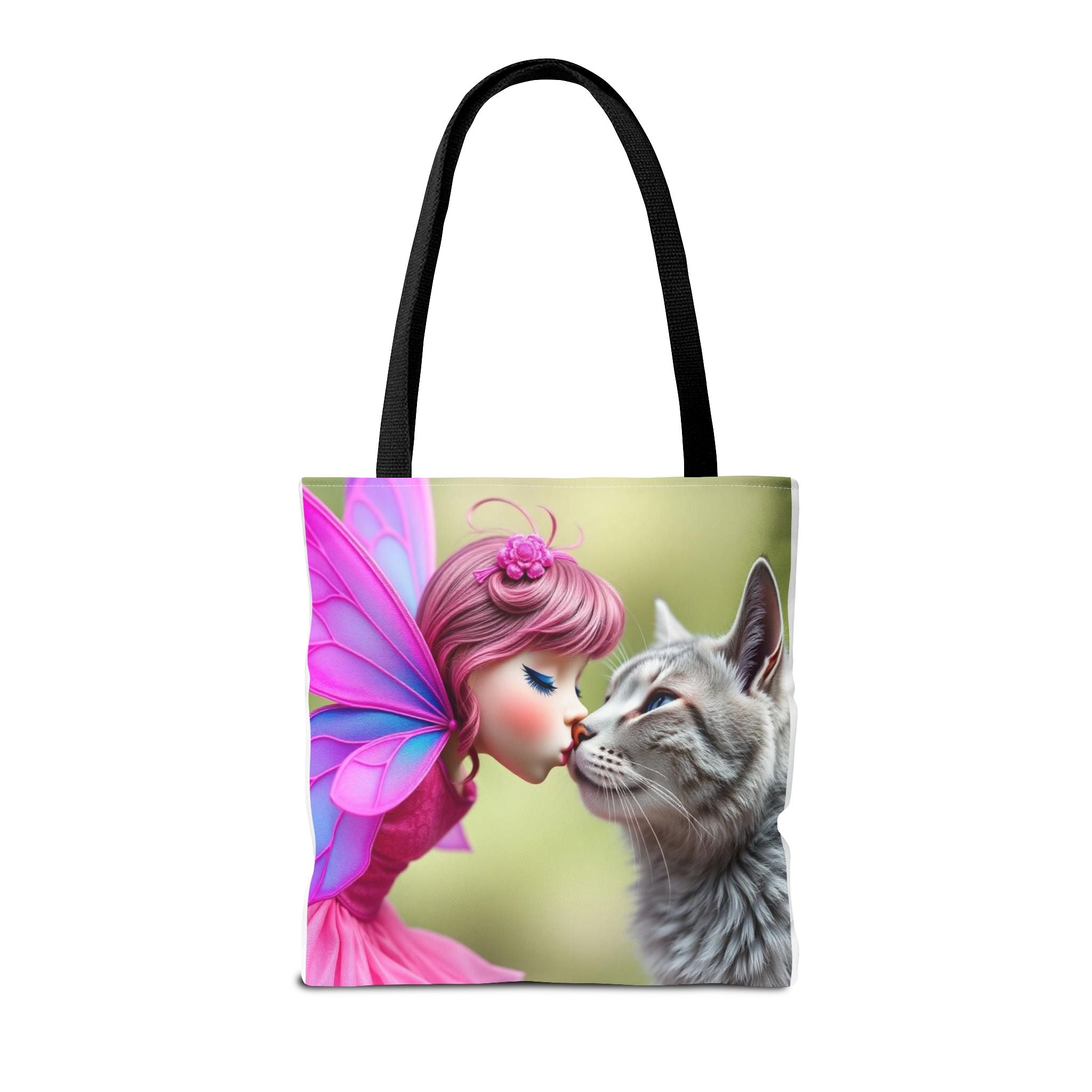Magical Fairy Cat Tote Bag — Fairy Cat Art Tote
