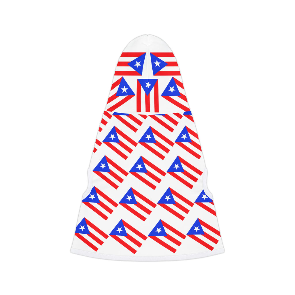 Puerto Rico Flag Pet Hoodie — Patriotic Dog & Cat Hoodie for Puerto Rican Pride