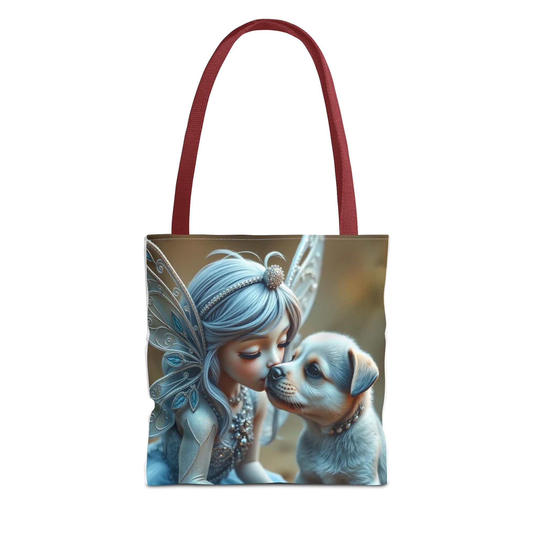 Magical Fairy Puppy Tote Bag – Fairy Portrait All-Over Print
