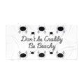 Don't Be Crabby Be Beachy Beach Towel — Cute Crab Quote Coastal Pool & Beach Towel